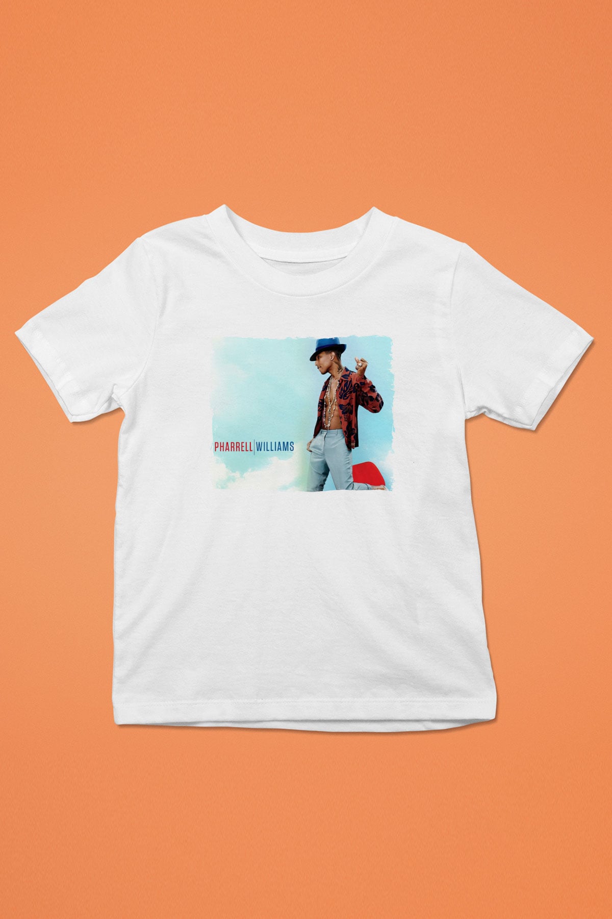 Pharrel Williams Beyaz Unisex Çocuk Tişört