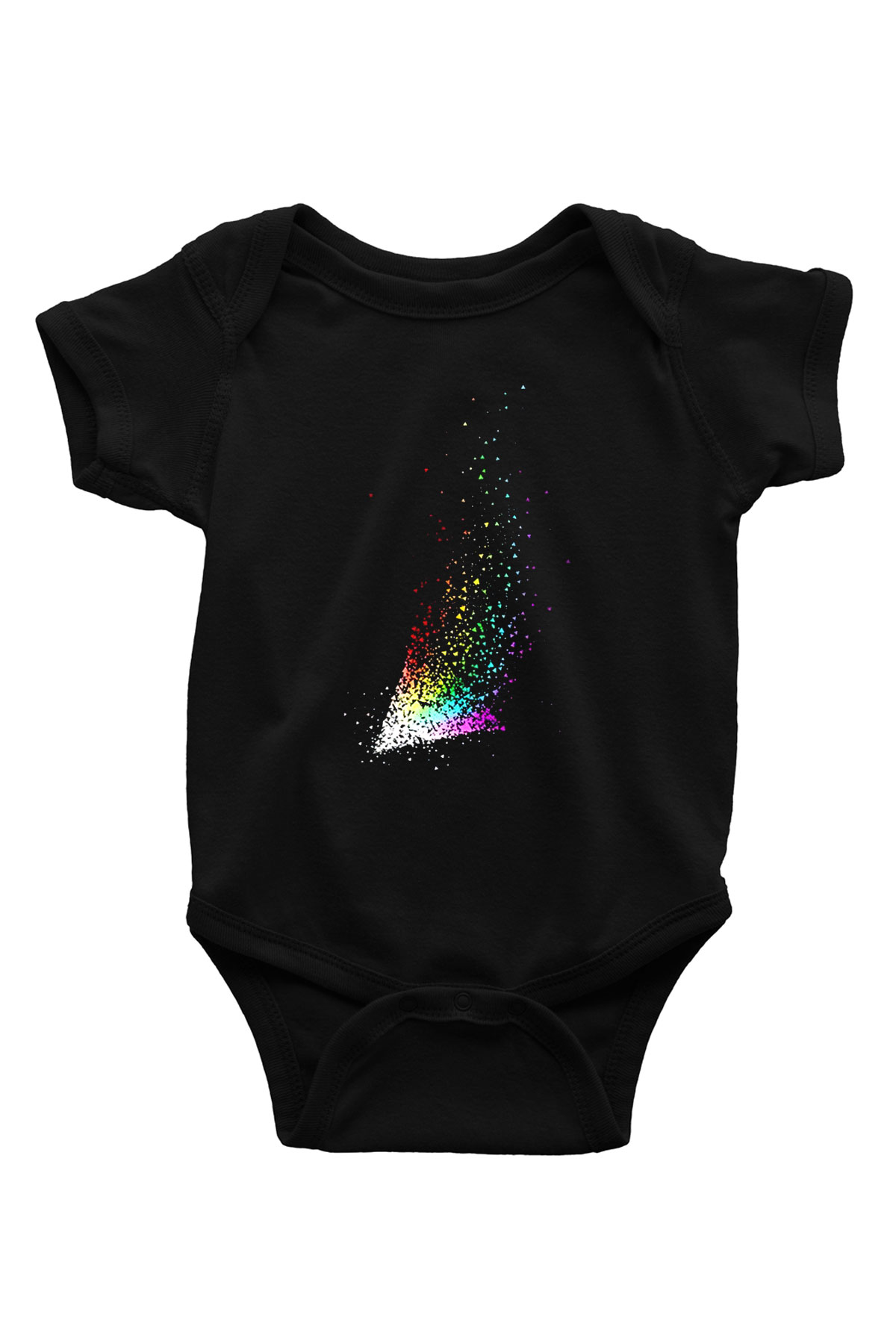 Pink Floyd Baskılı Siyah Bebek Body - Zıbın