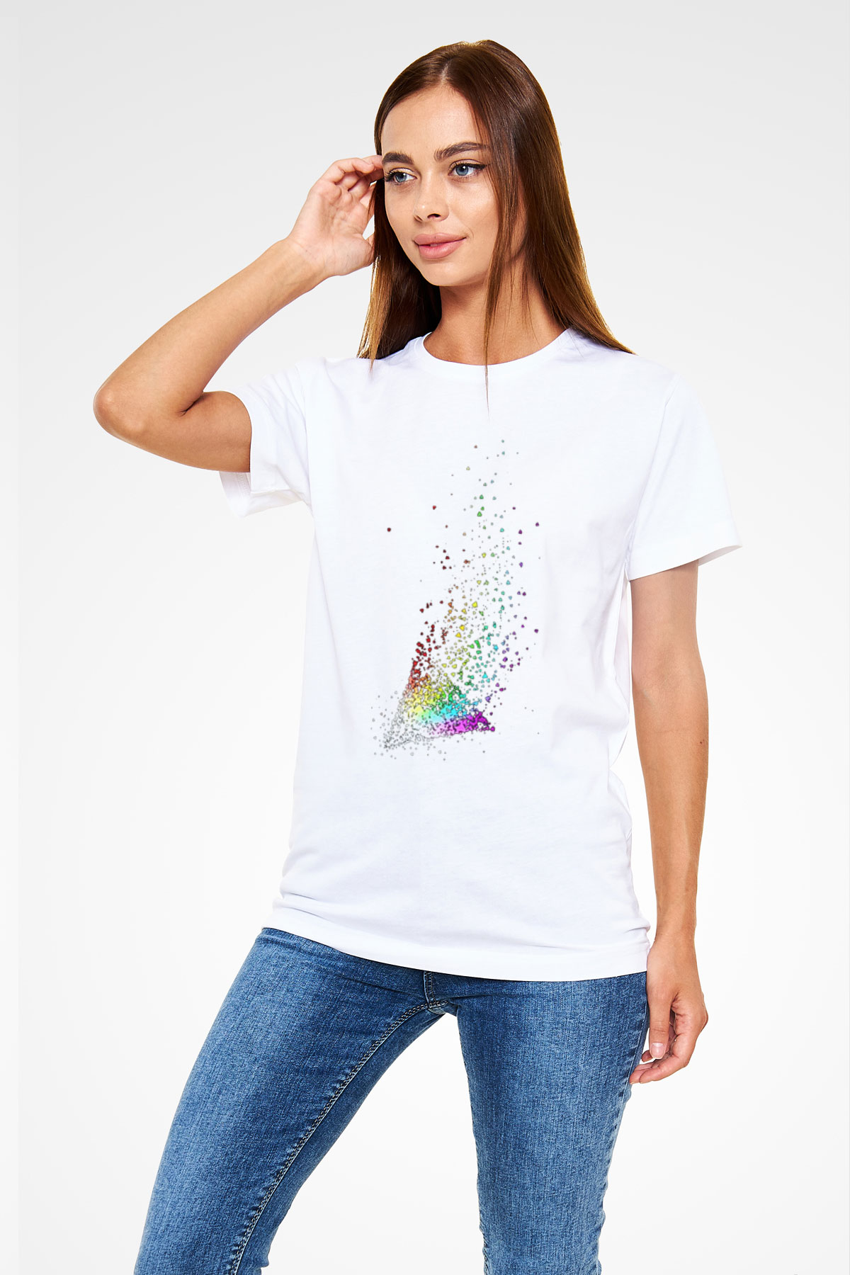 Pink Floyd Beyaz Unisex Tişört T-Shirt - TişörtFabrikası
