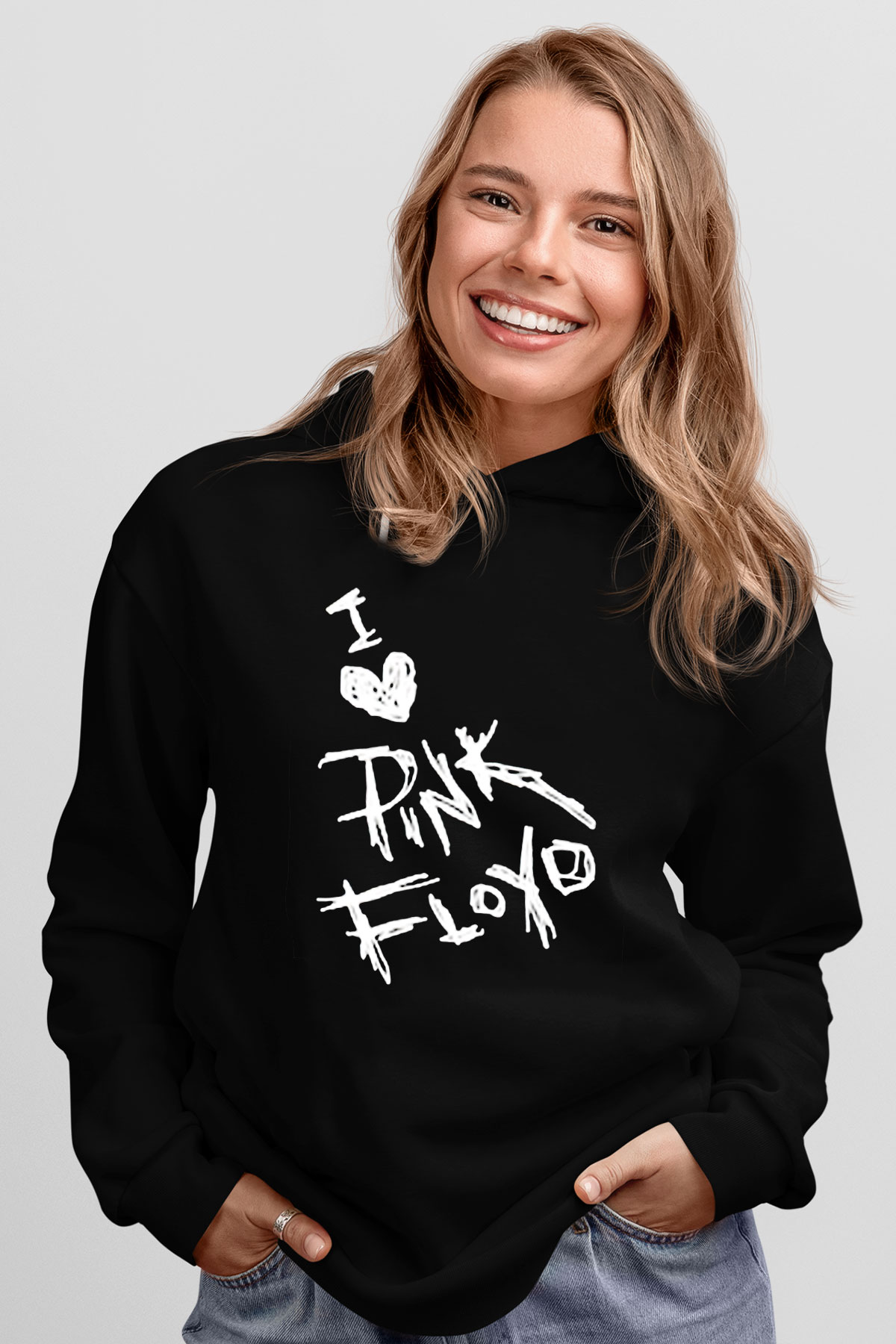 Pink Floyd Siyah Unisex Hoodie