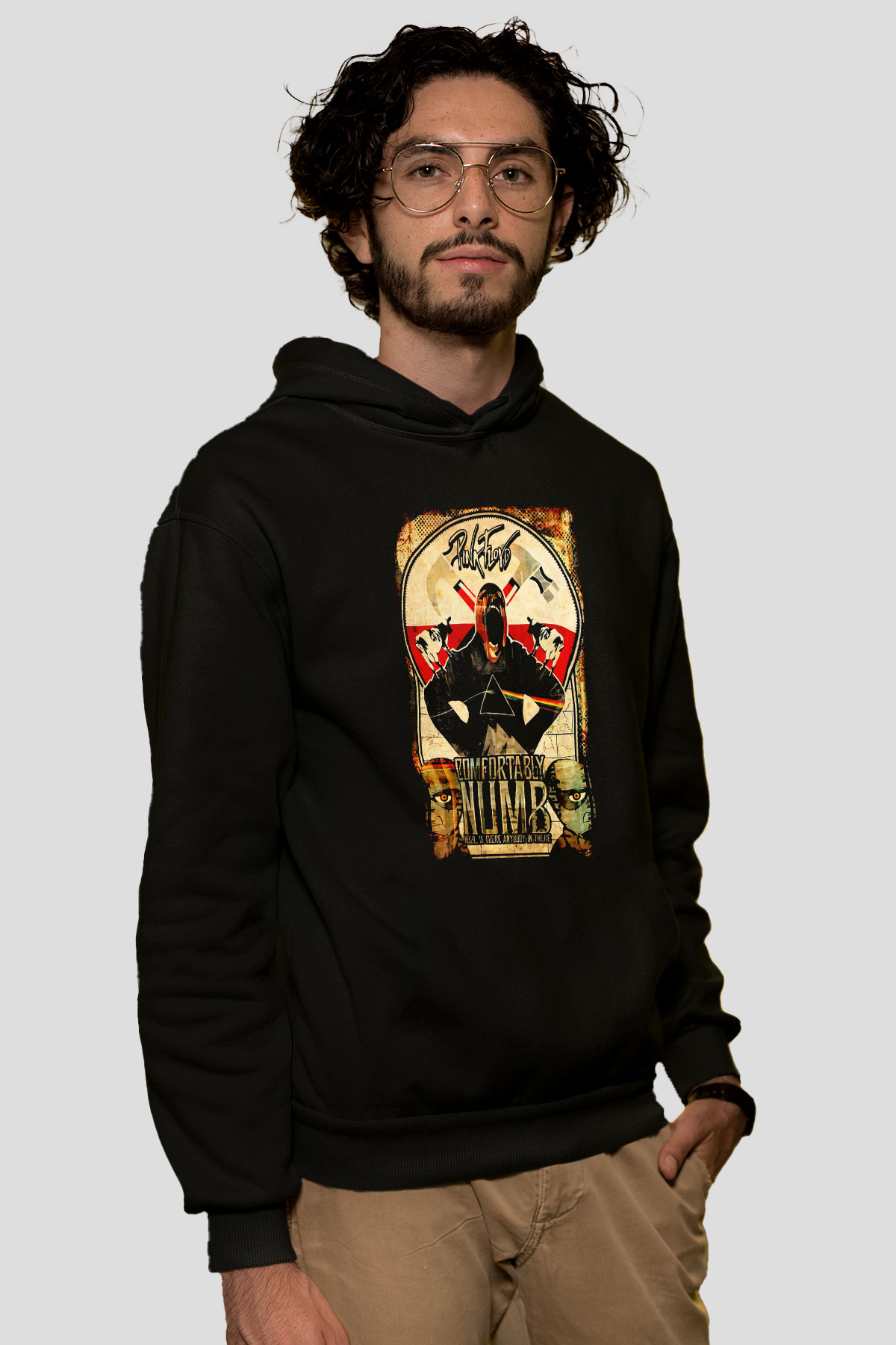 Pink Floyd Siyah Unisex Hoodie