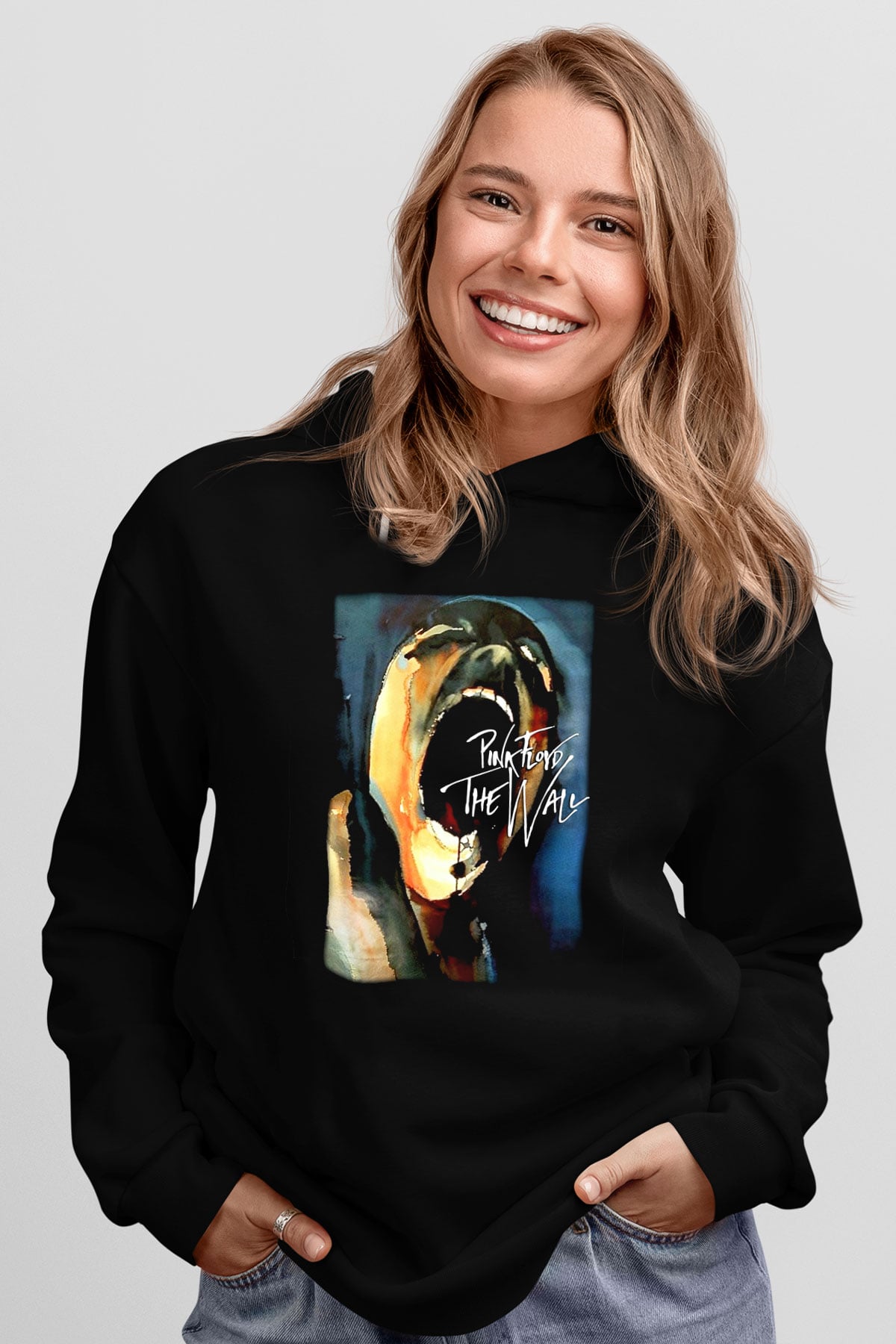 Pink Floyd Siyah Unisex Hoodie