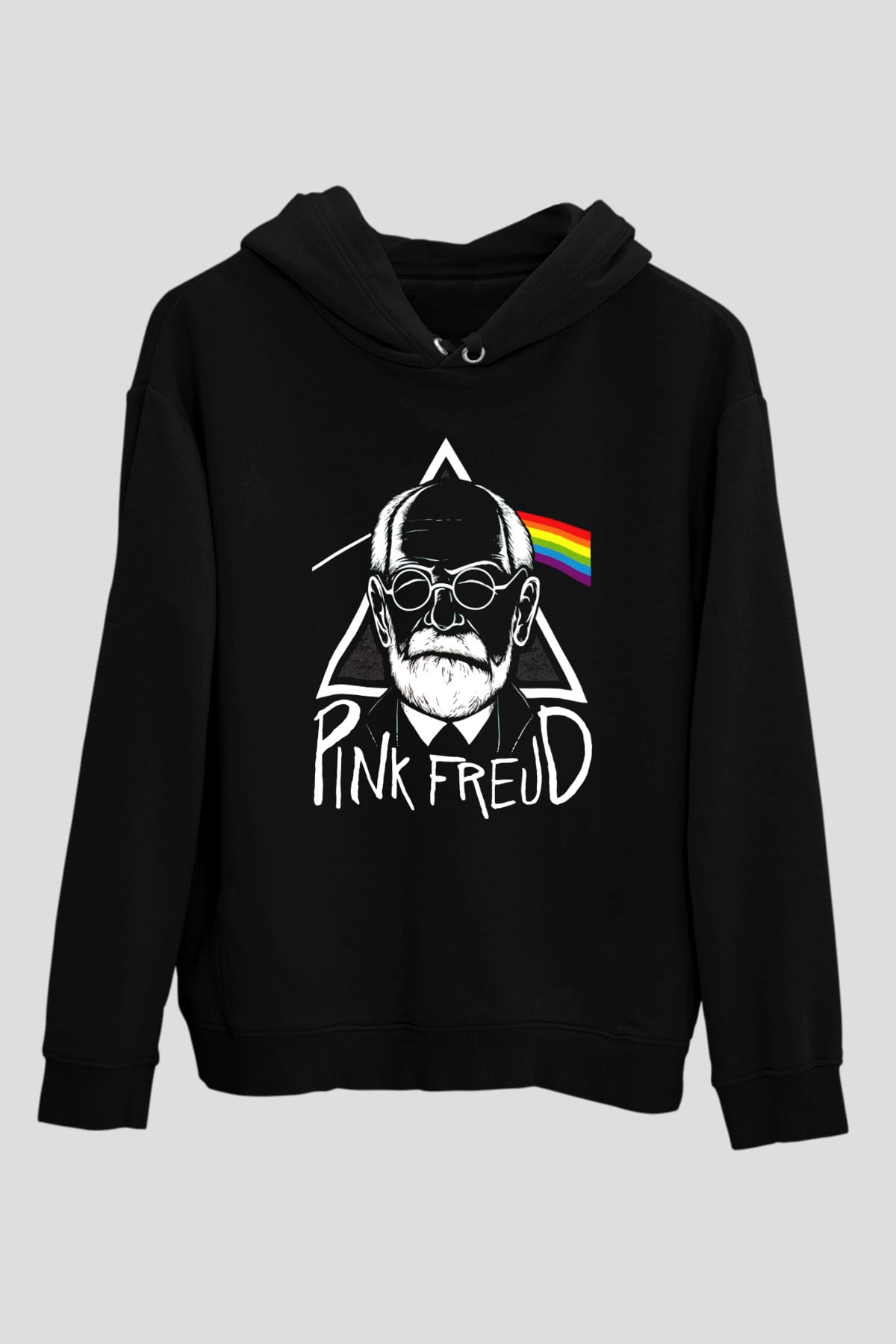 Pink Floyd Siyah Unisex Kapüşonlu Sweatshirt