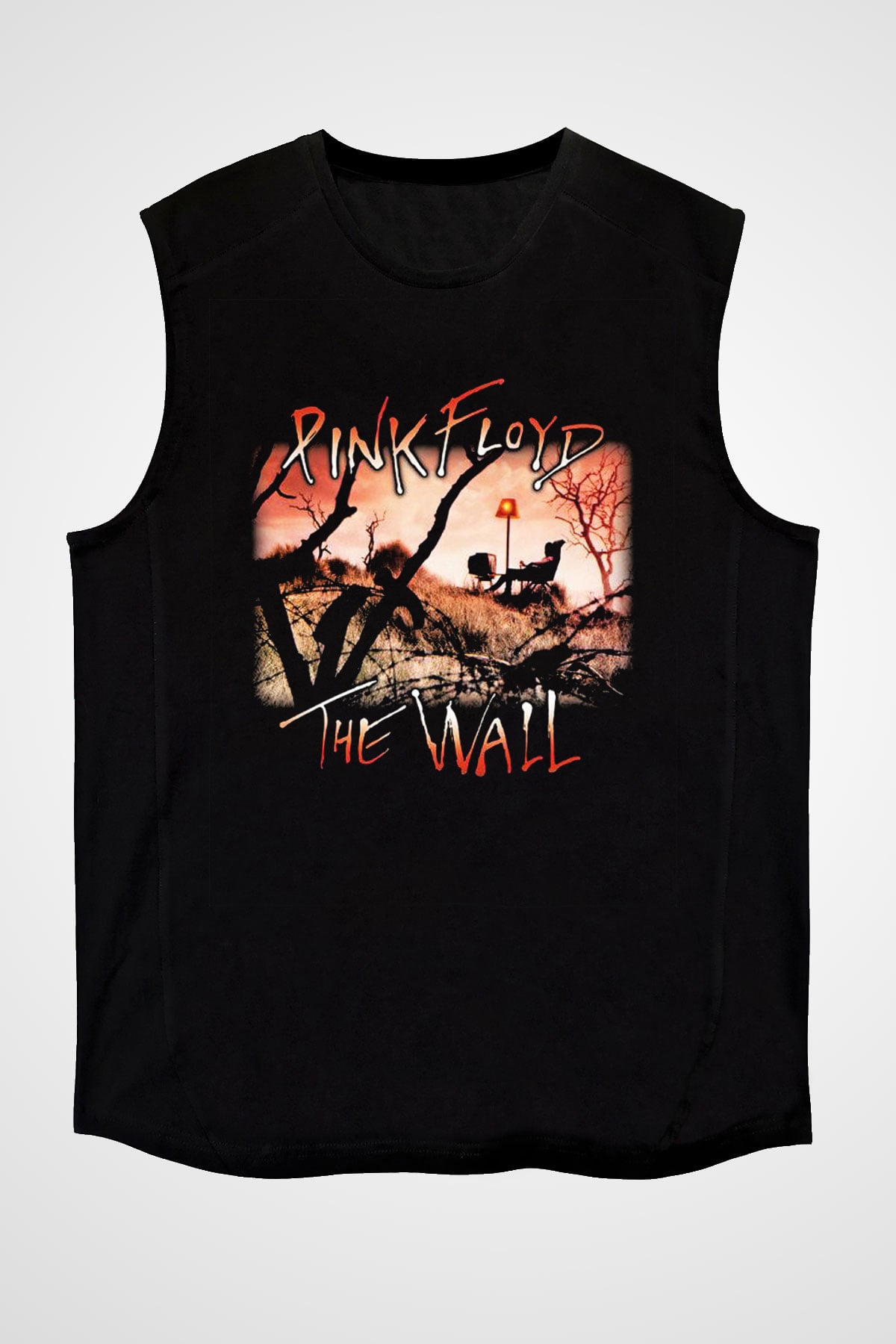 Pink Floyd Siyah Unisex Kolsuz Tişört