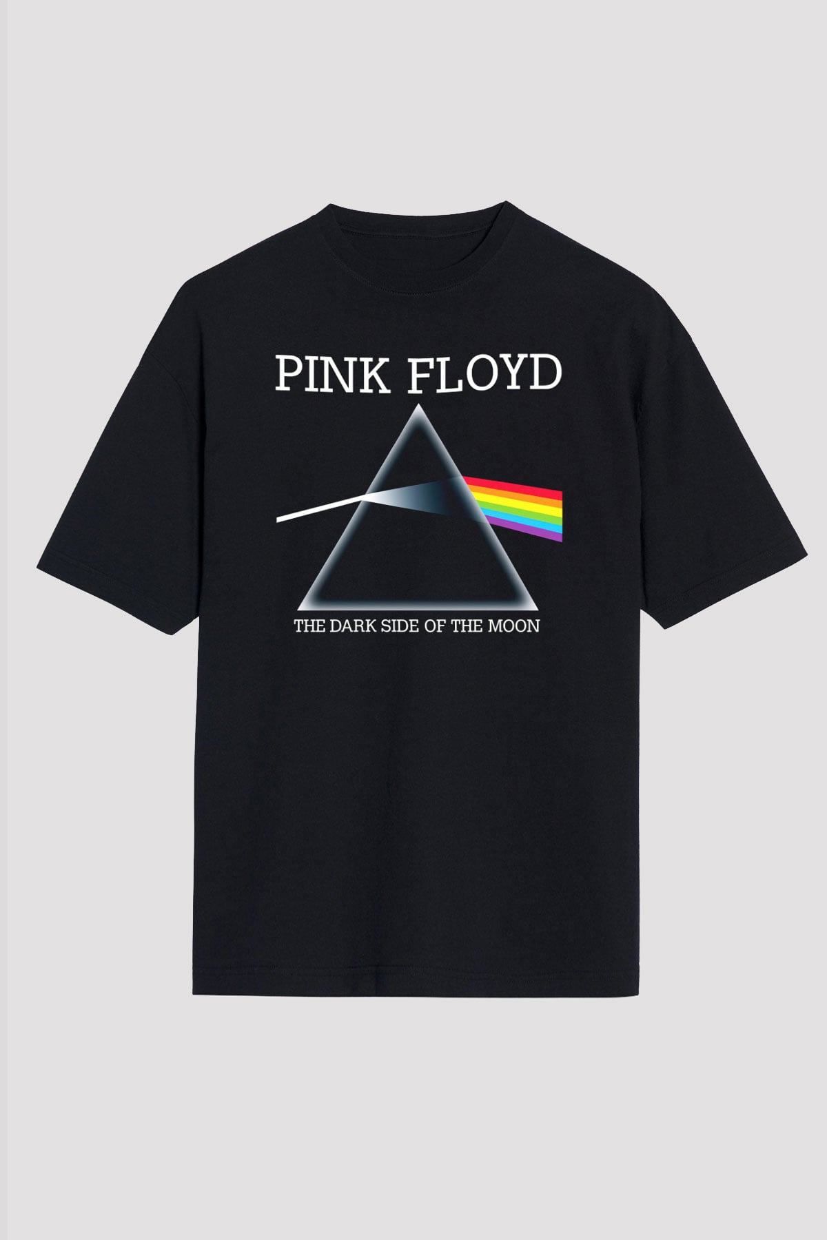 Pink Floyd Siyah Unisex Oversize Tişört T-Shirt