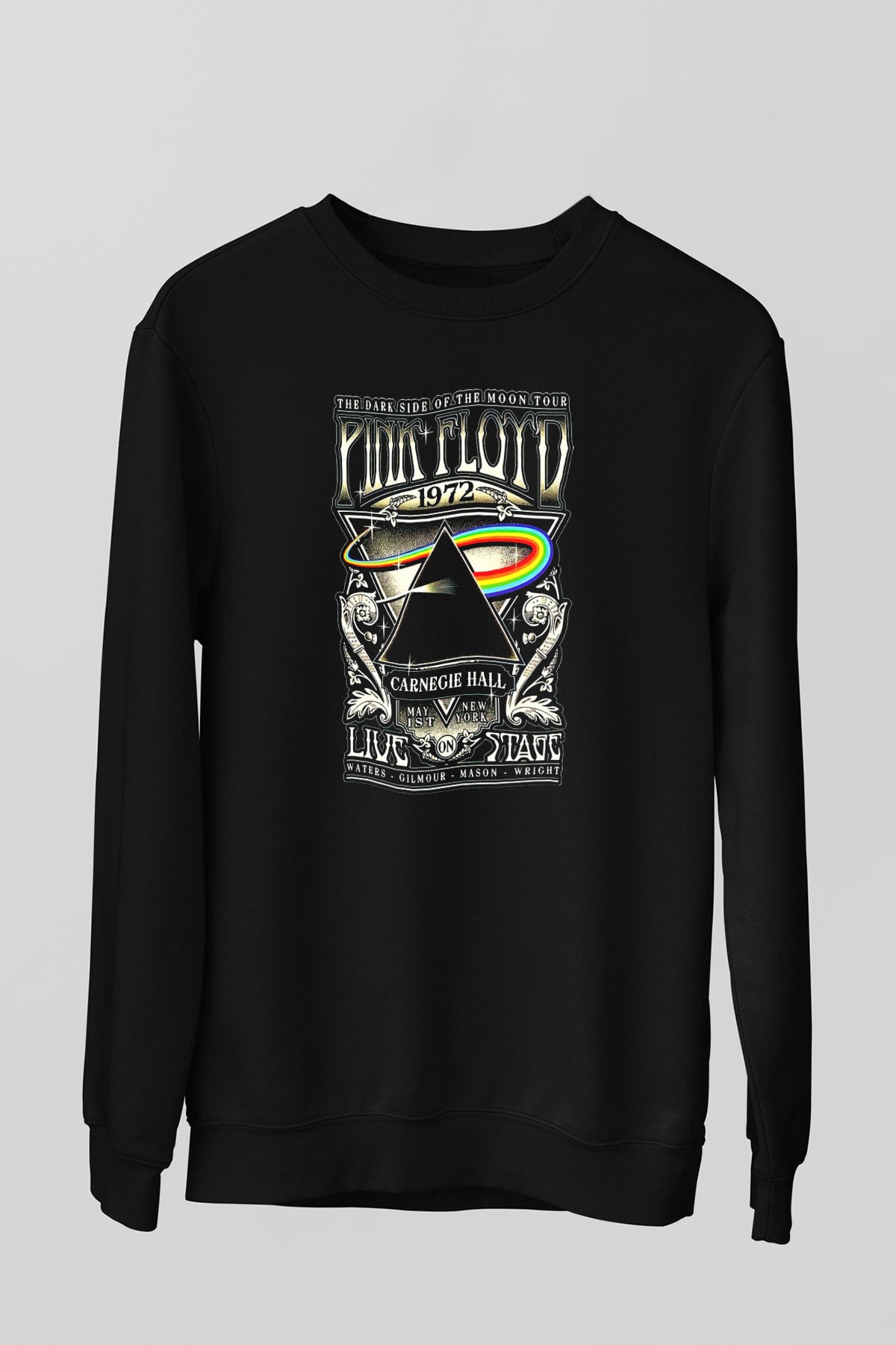 Pink Floyd Siyah Unisex Sweatshirt