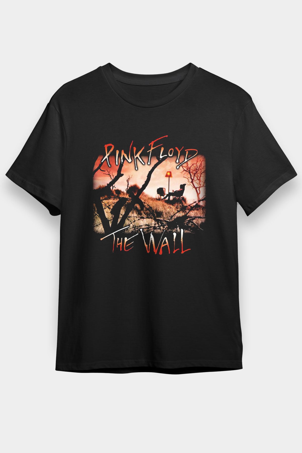 Pink Floyd Siyah Unisex Tişört T-Shirt - TişörtFabrikası