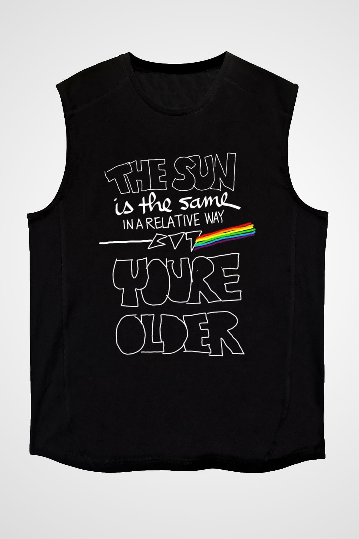 Pink Floyd The Sun Is The Same Siyah Unisex Kolsuz Tişört