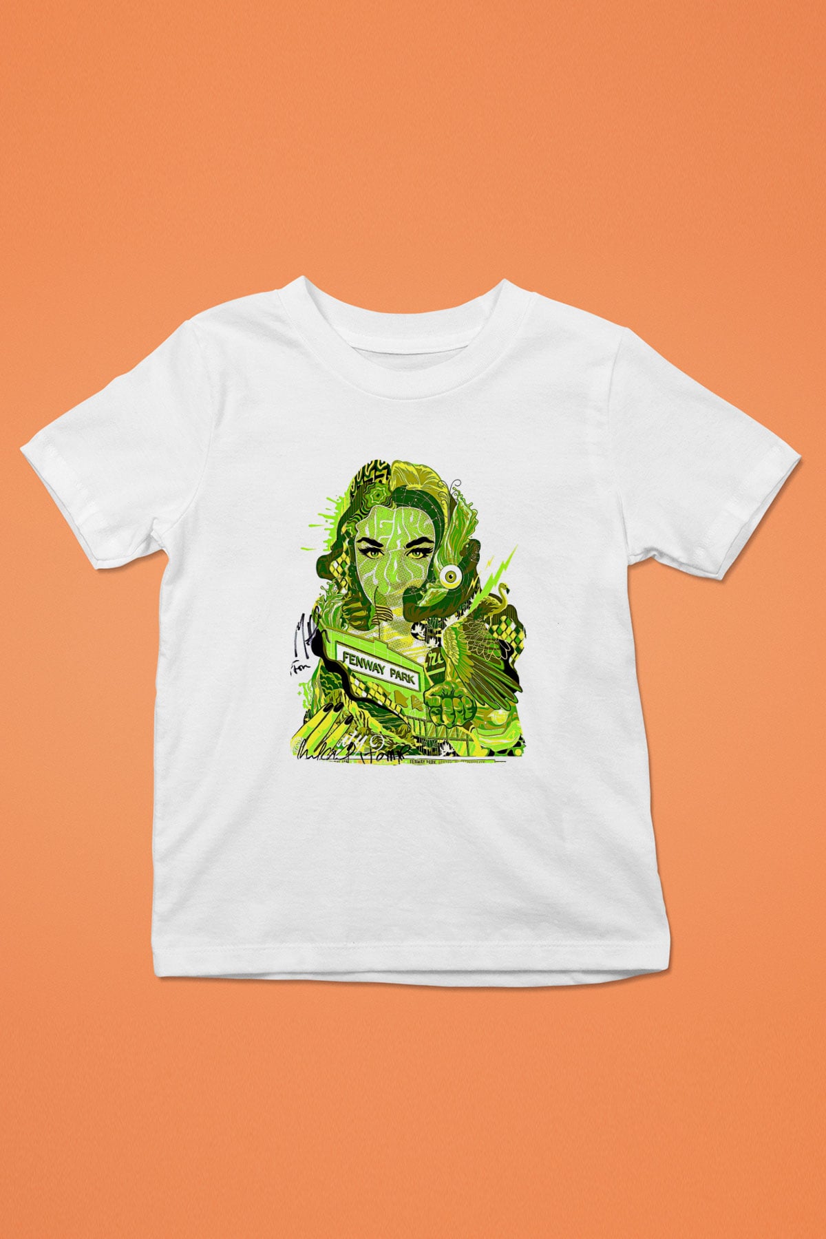 Pj Harvey Baskılı Beyaz Unisex Beyaz Çocuk Tişört - Tshirt