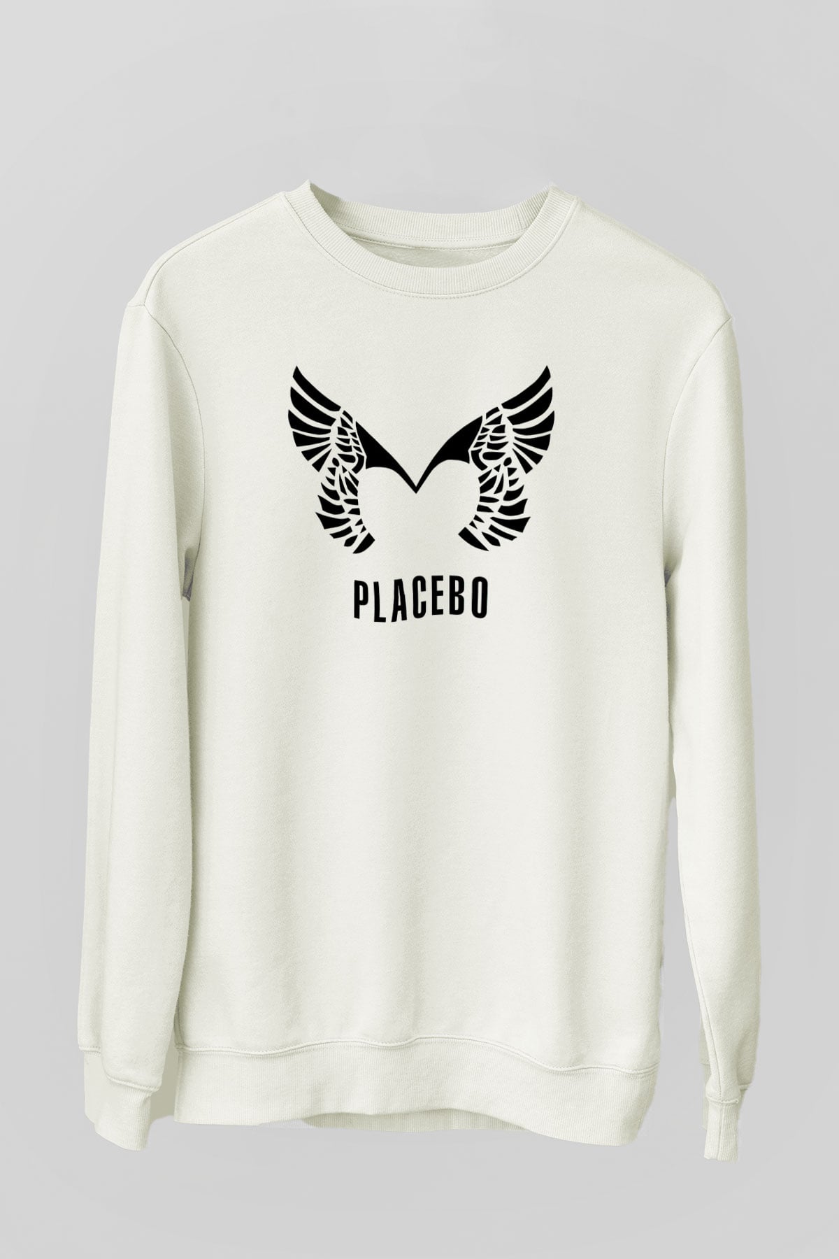 Placebo Beyaz Unisex Sweatshirt