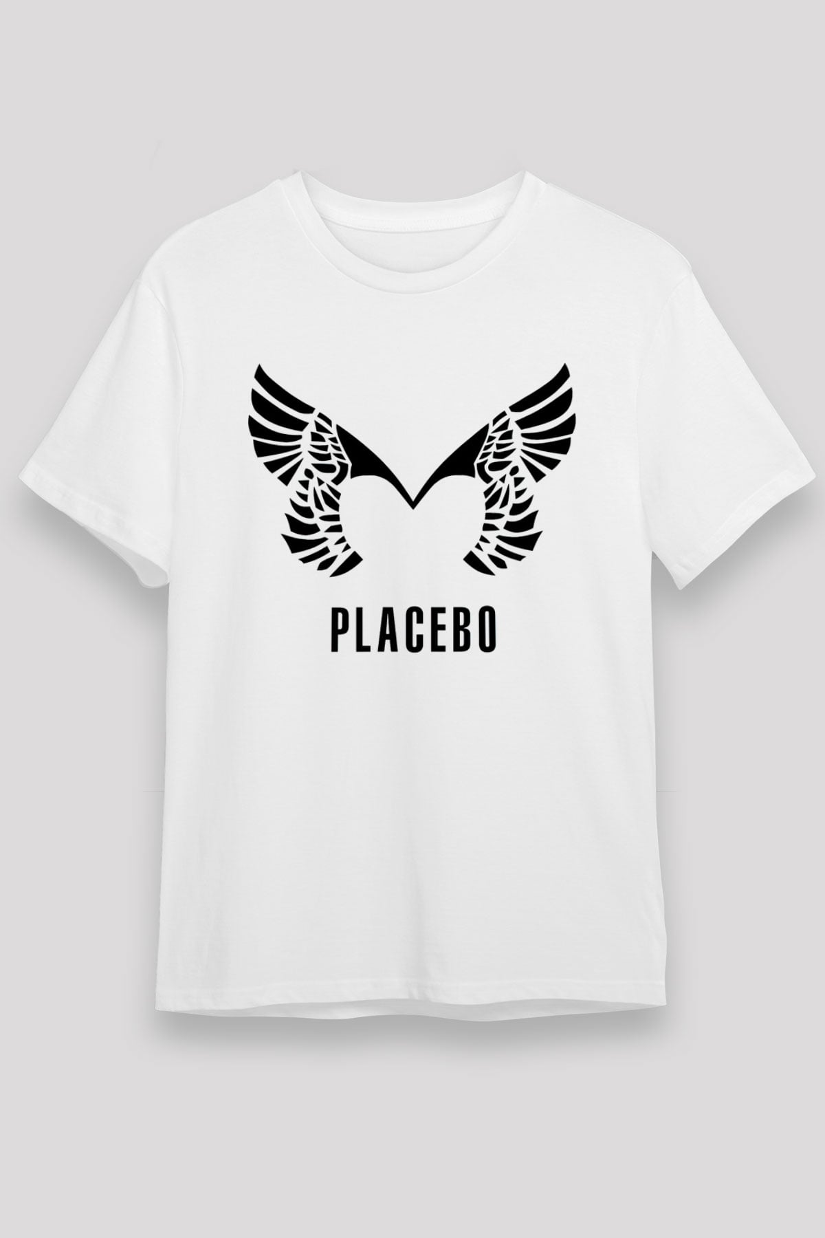 Placebo Beyaz Unisex Tişört T-Shirt - TişörtFabrikası