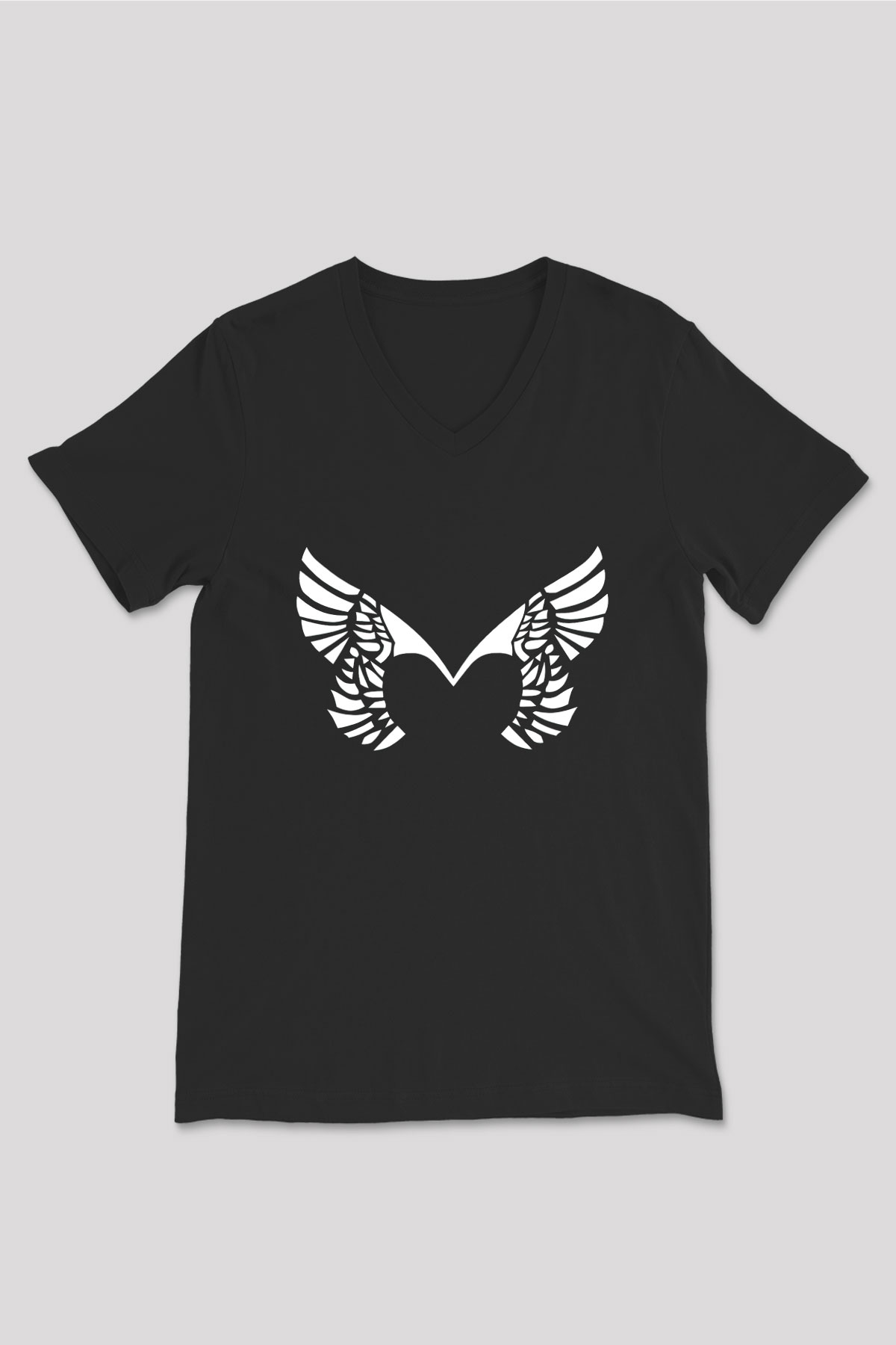 Placebo Siyah Unisex V Yaka Tişört T-Shirt