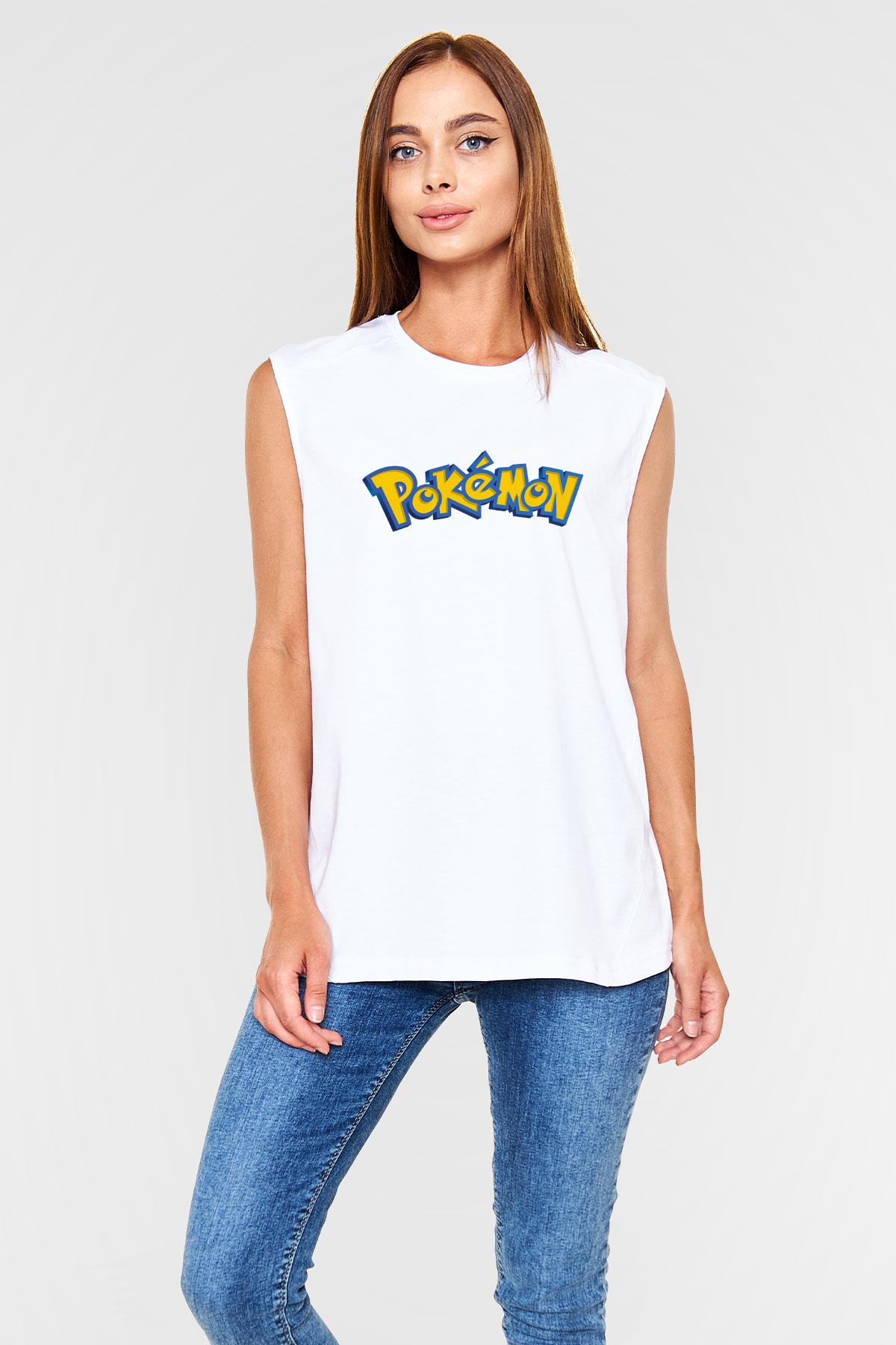 Pokemon Siyah Unisex Kolsuz Tişört