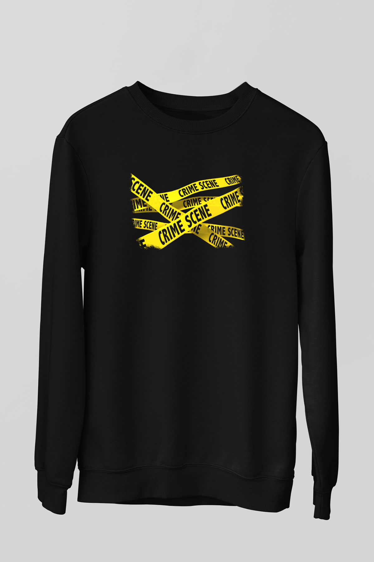 Polis Siyah Unisex Sweatshirt