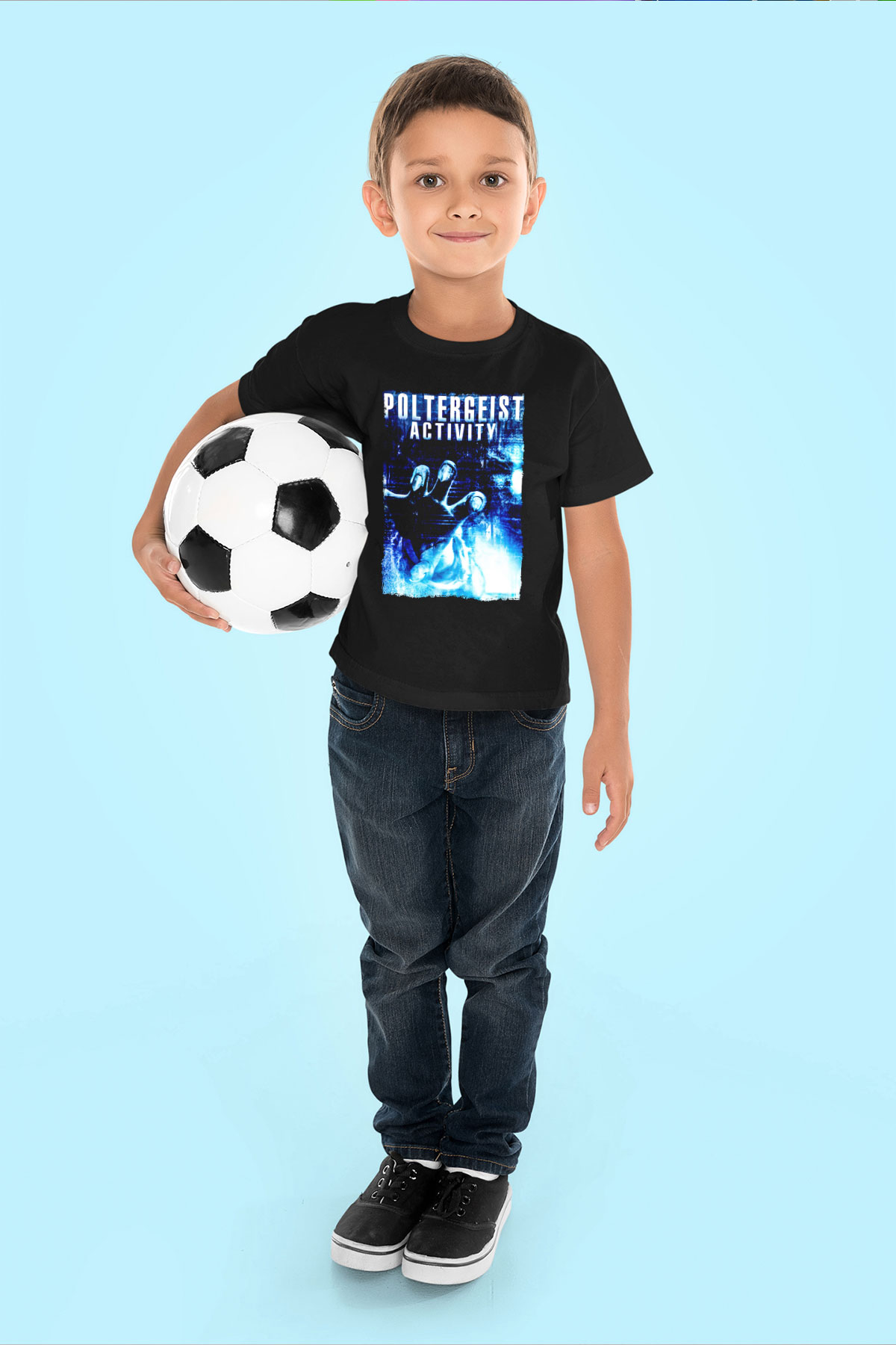 Poltergeist Siyah Unisex  Çocuk Tişört