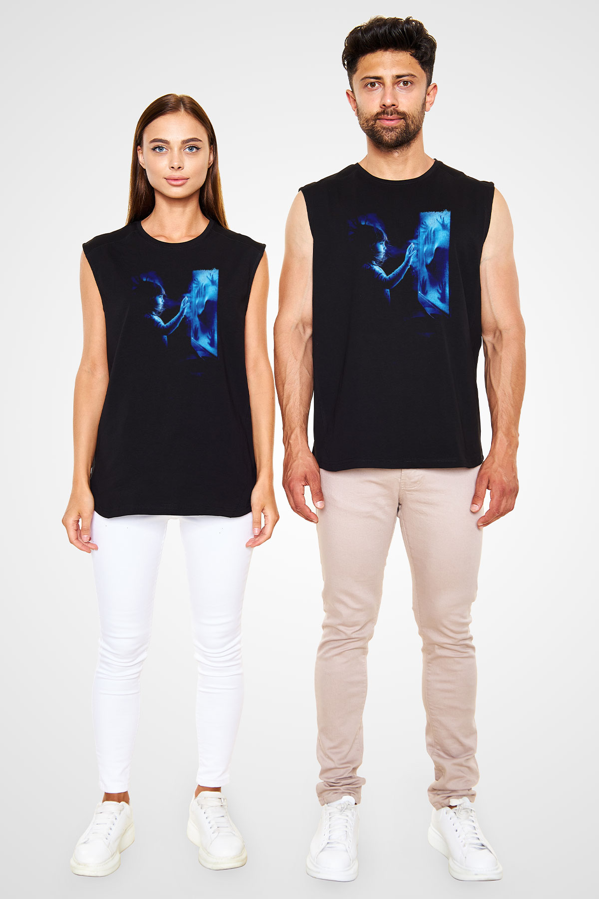 Poltergeist Siyah Unisex  Kolsuz Tişört