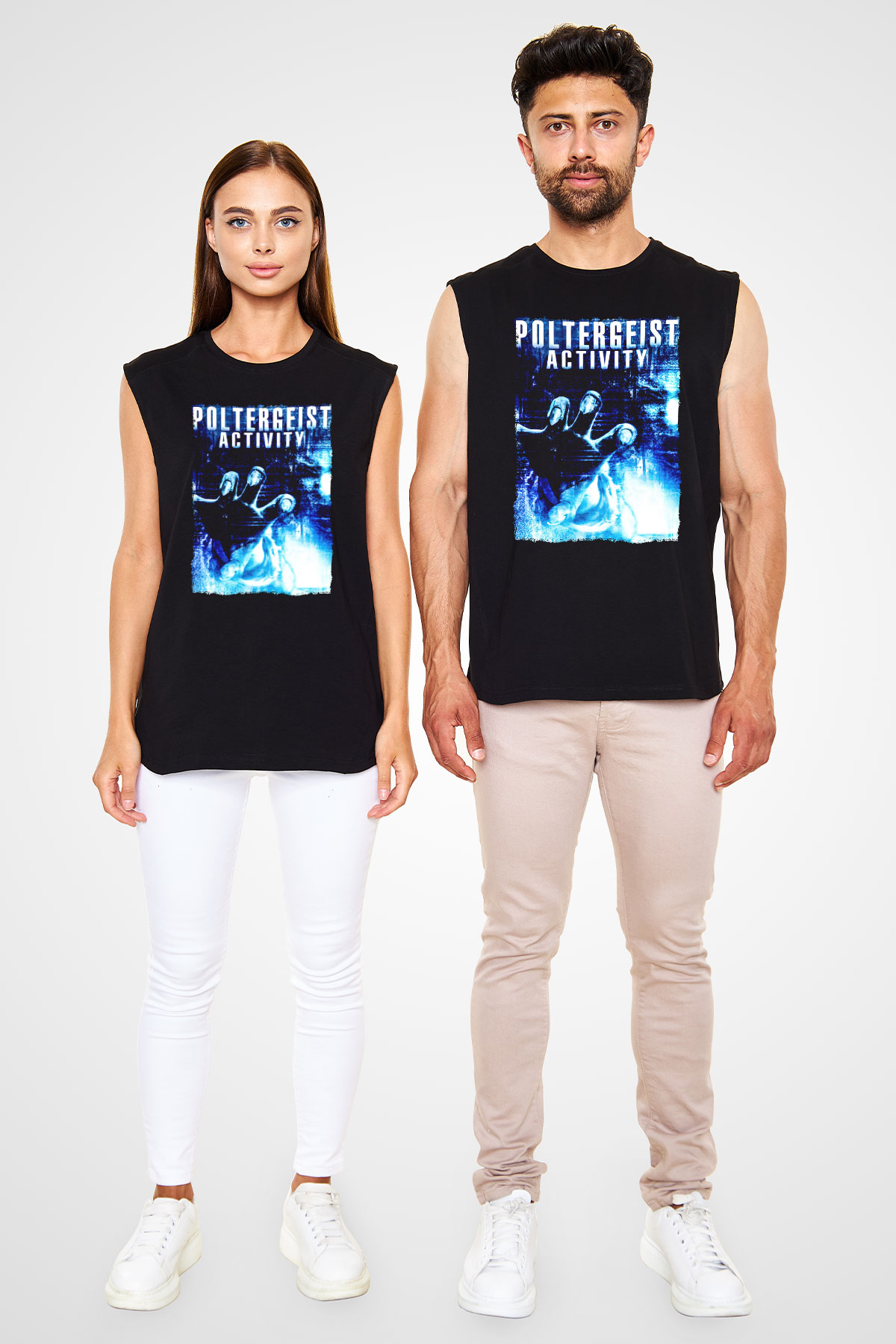 Poltergeist Siyah Unisex  Kolsuz Tişört