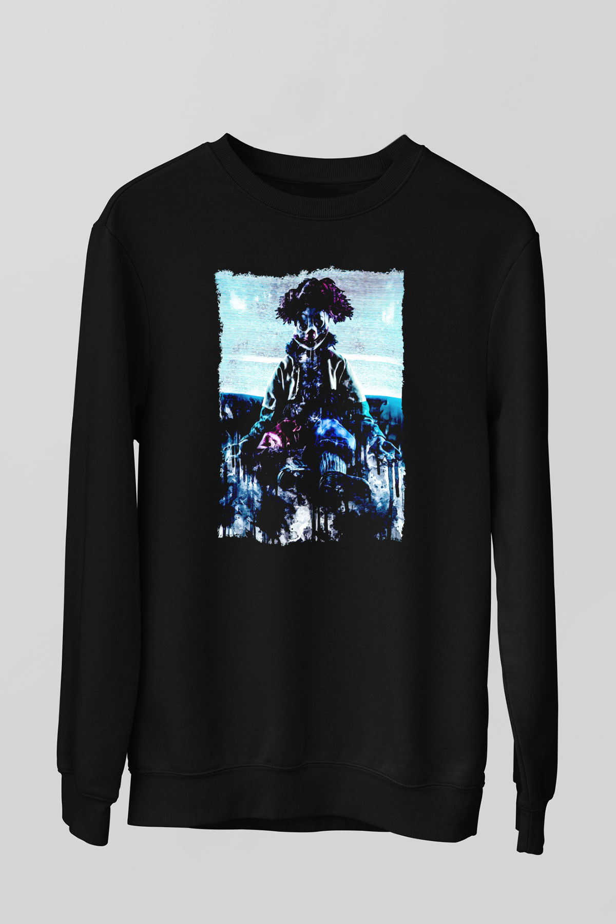 Poltergeist Siyah Unisex  Sweatshirt