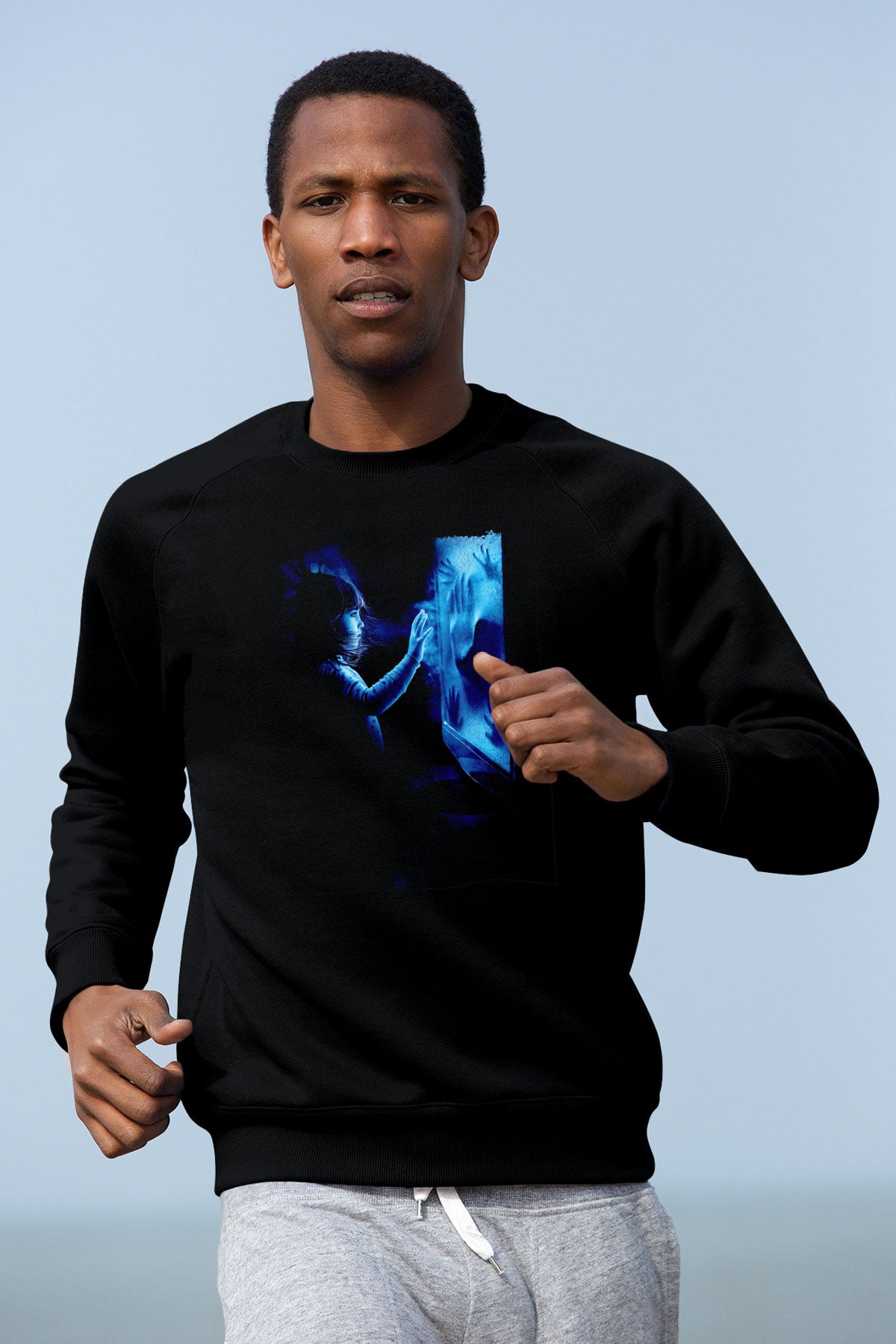 Poltergeist Siyah Unisex  Sweatshirt