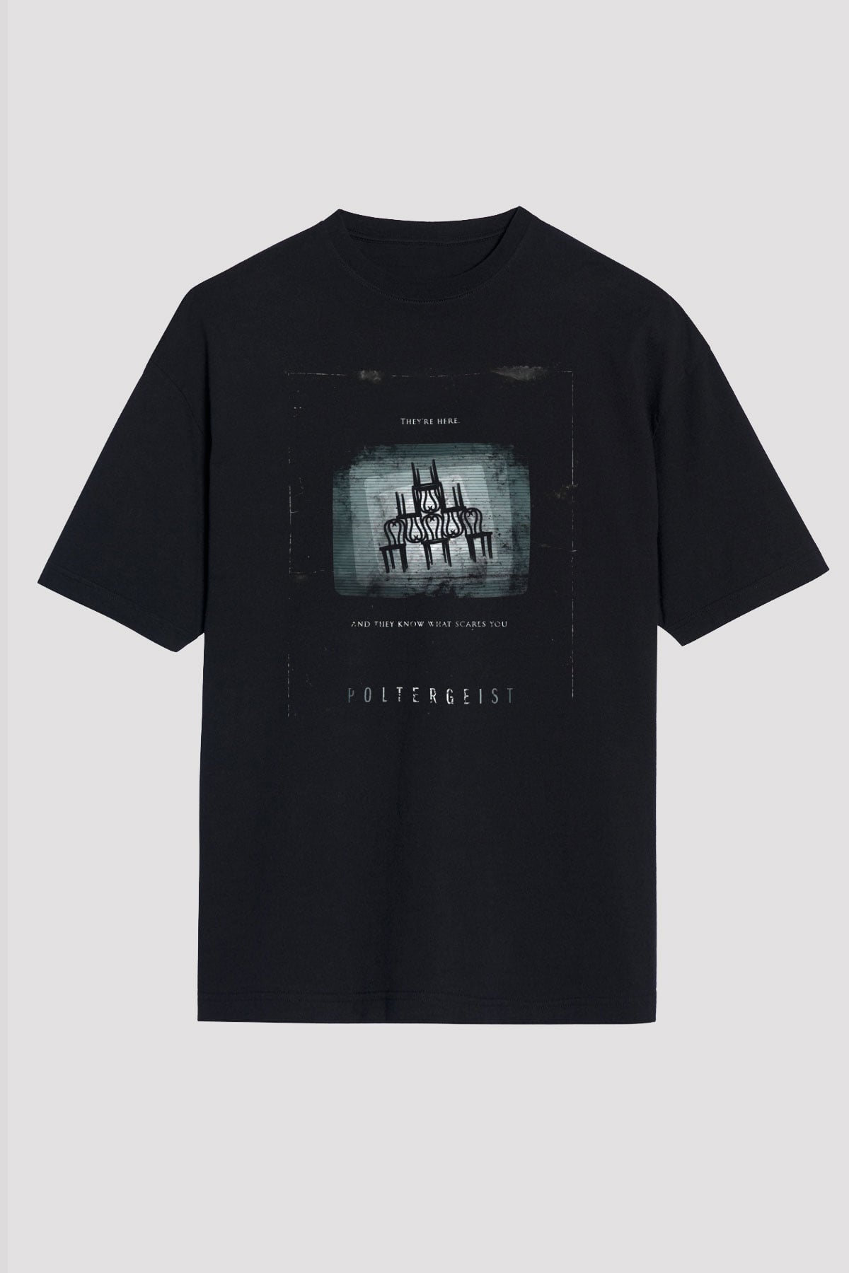 Poltergeist Siyah Unisex Tişört