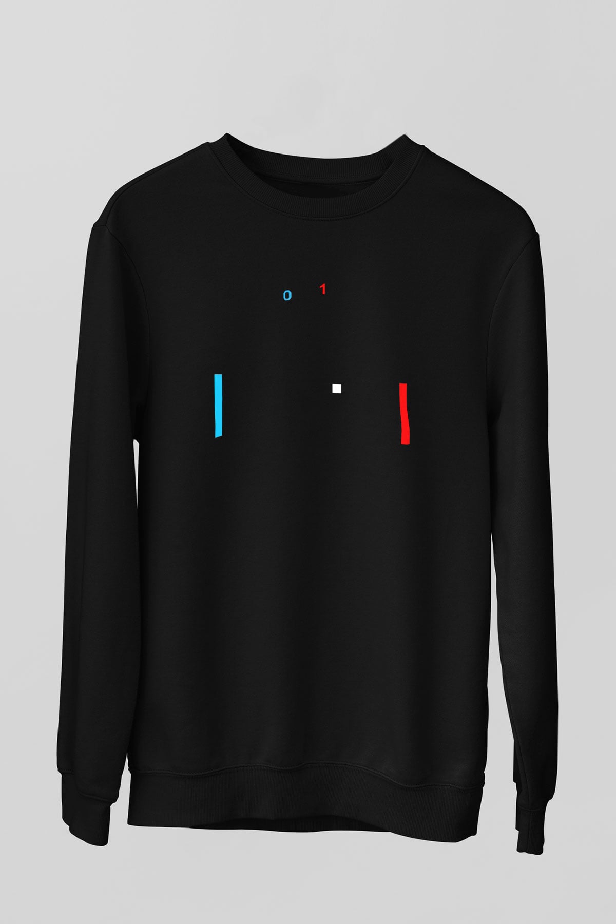 Pong Siyah Unisex  Sweatshirt