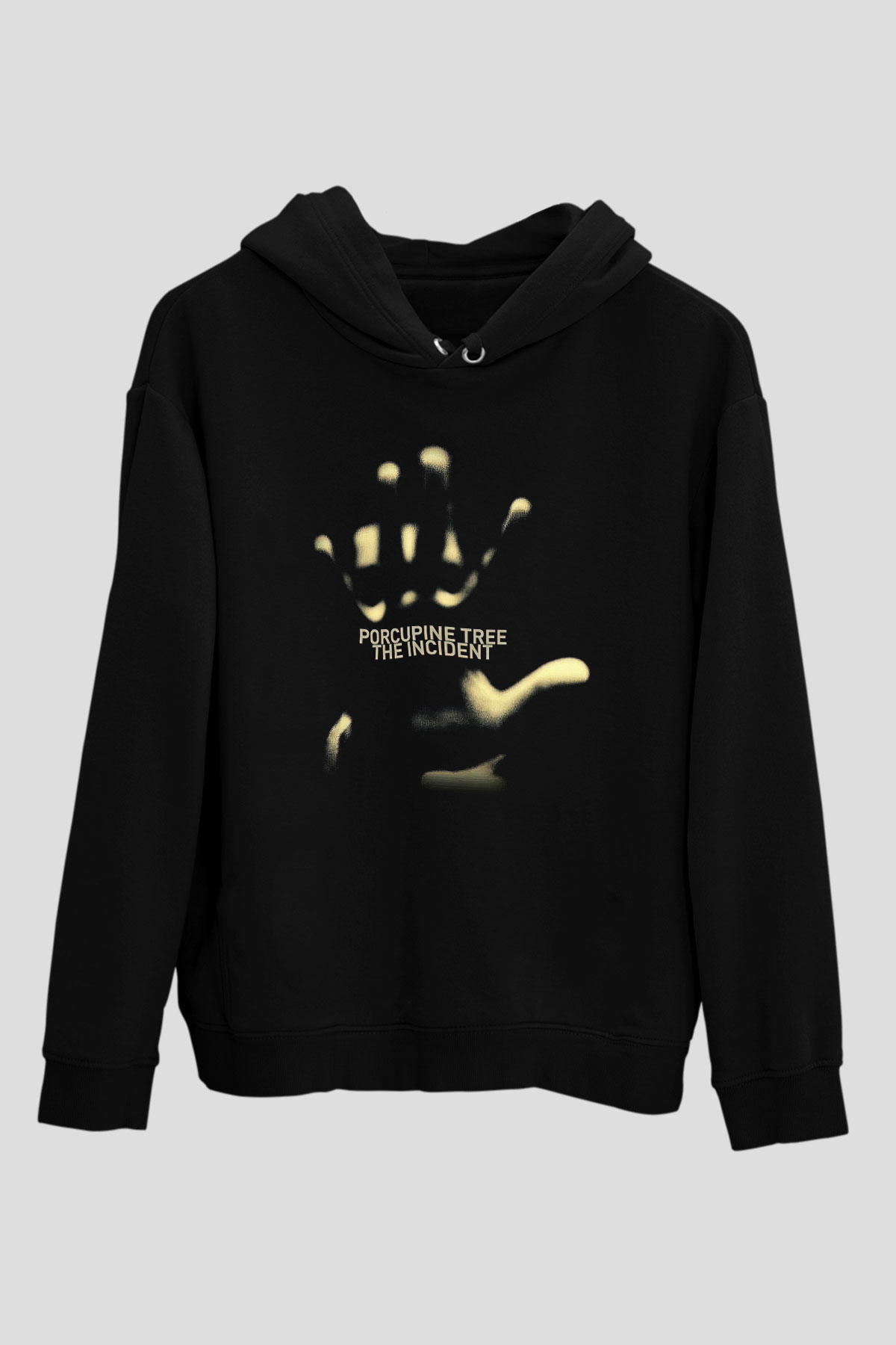 Porcupine Tree Baskılı Unisex Siyah Kapüşonlu Sweatshirt