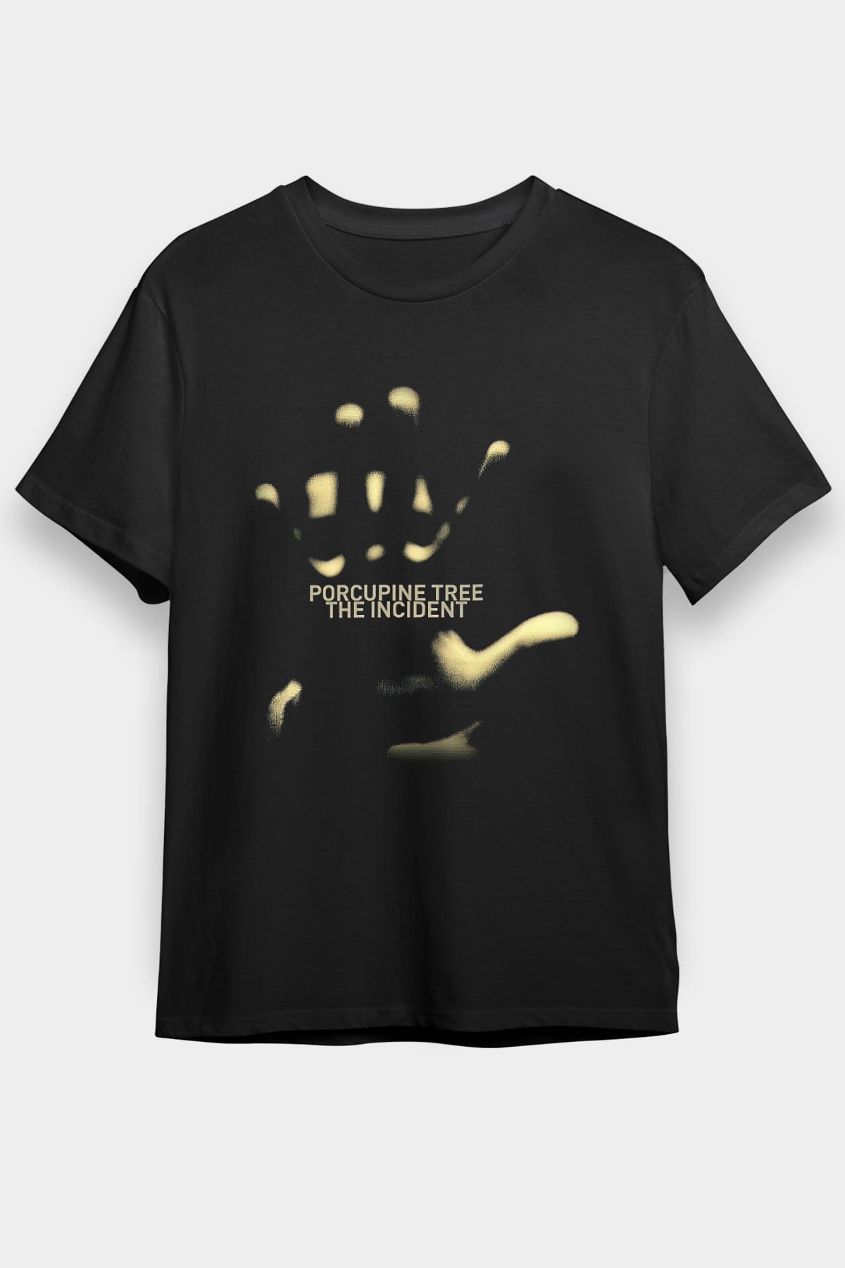 Porcupine Tree Baskılı Unisex Siyah Tişört - Tshirt