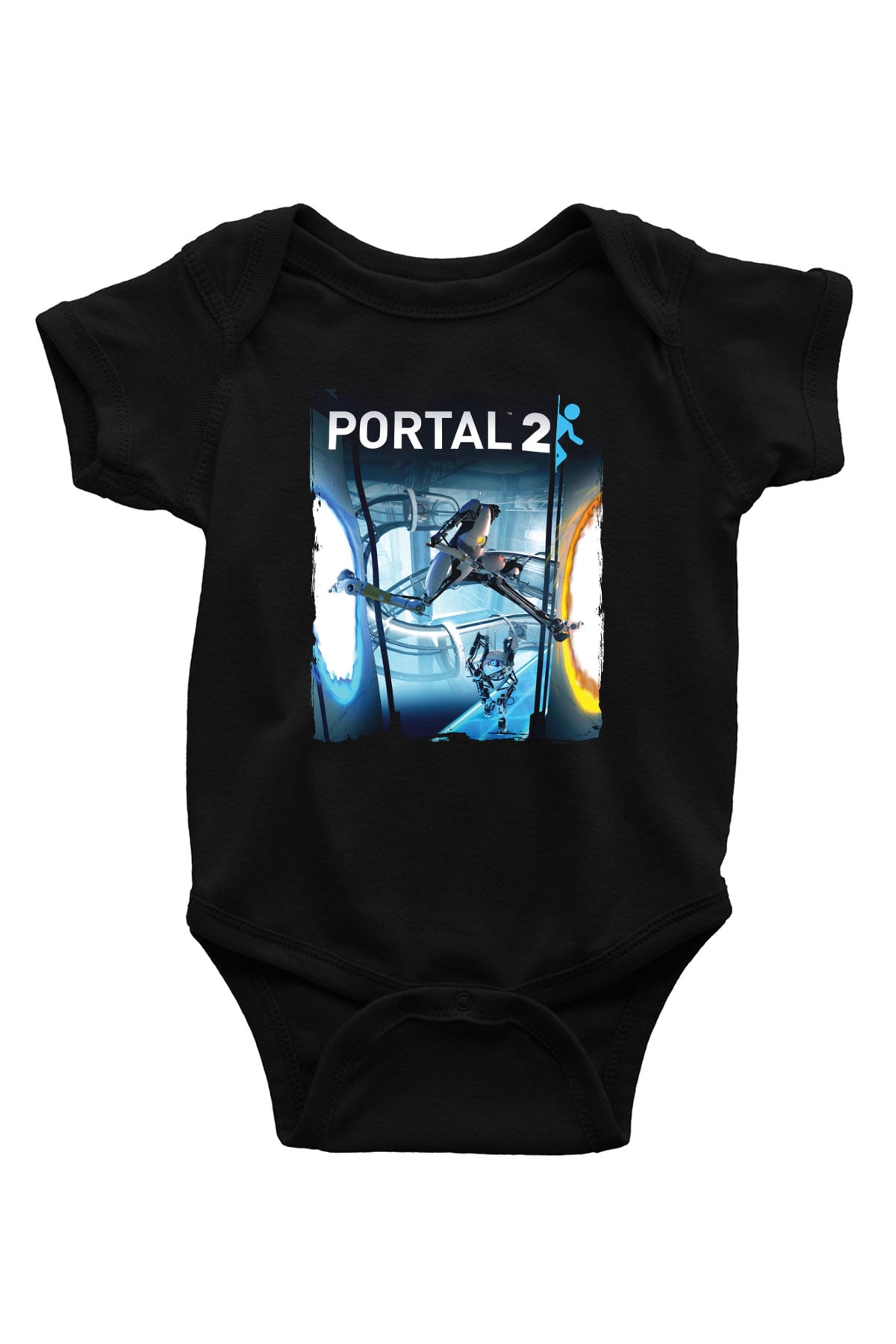 Portal Siyah Bebek Body - Zıbın