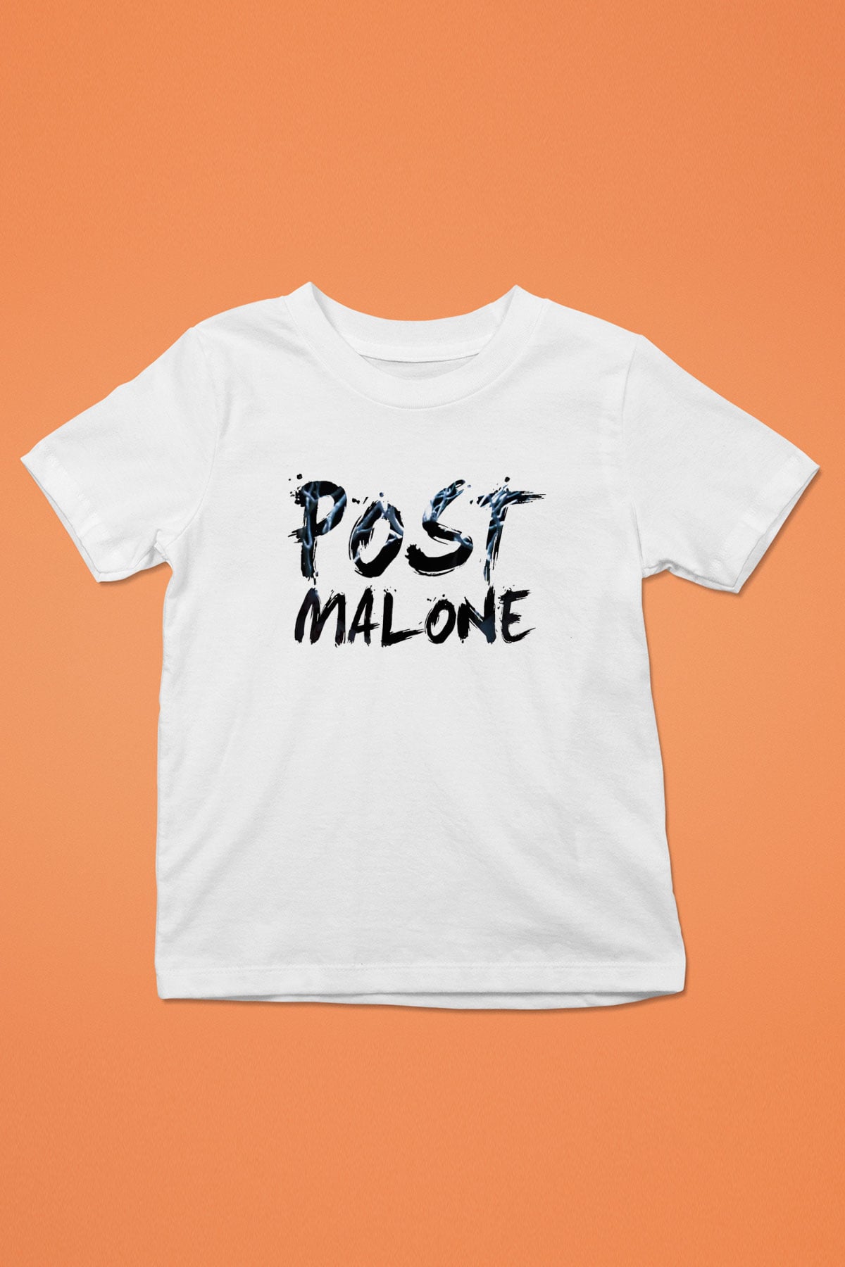 Post Malone Baskılı Beyaz Unisex Çocuk Tişört