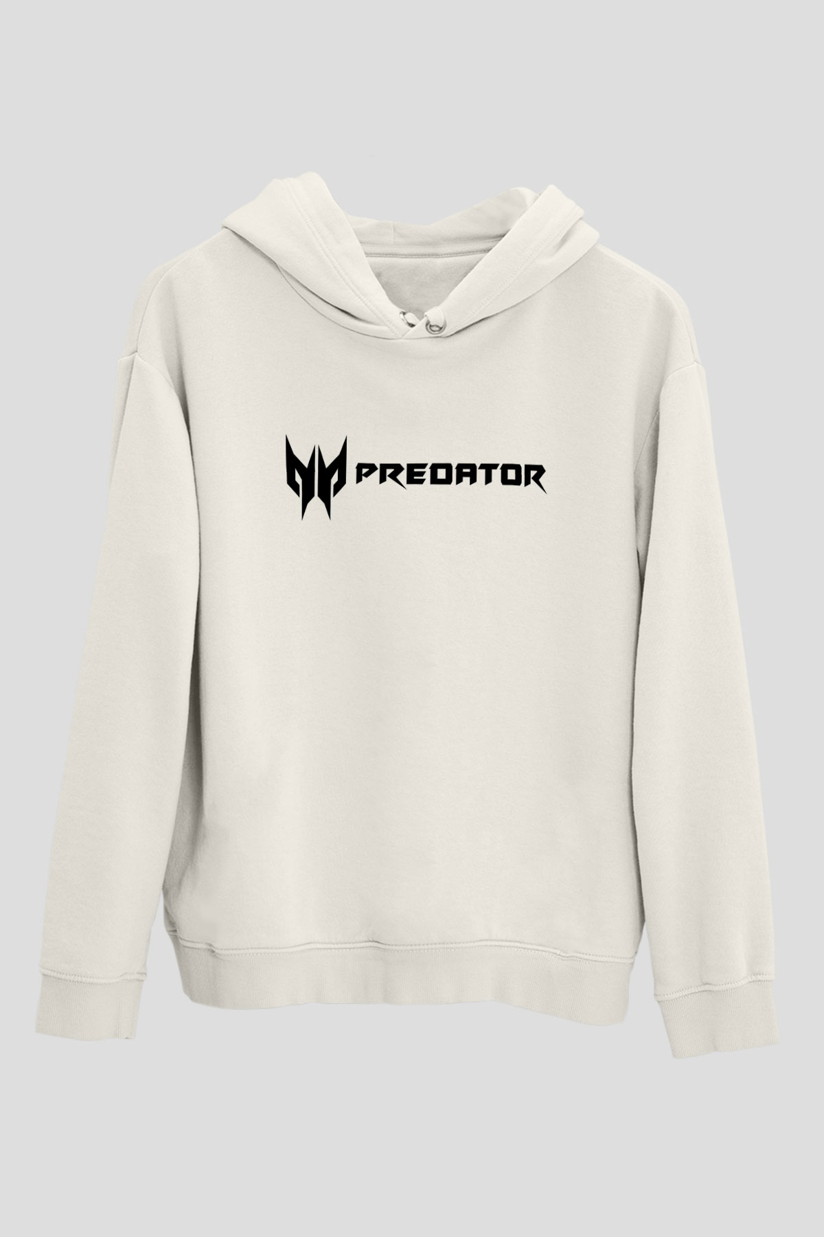Predator Beyaz Unisex Hoodie