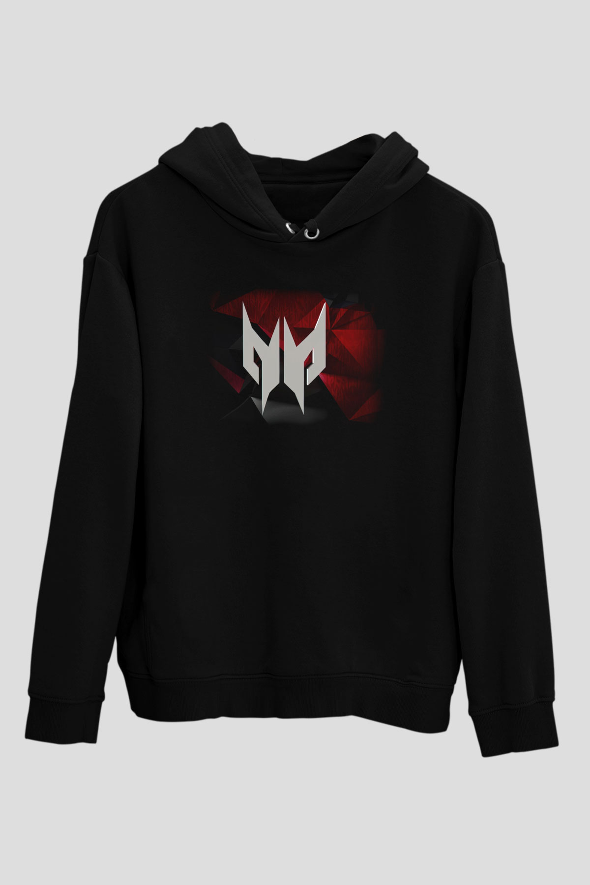 Predator Siyah Unisex Kapşonlu Sweatshirt