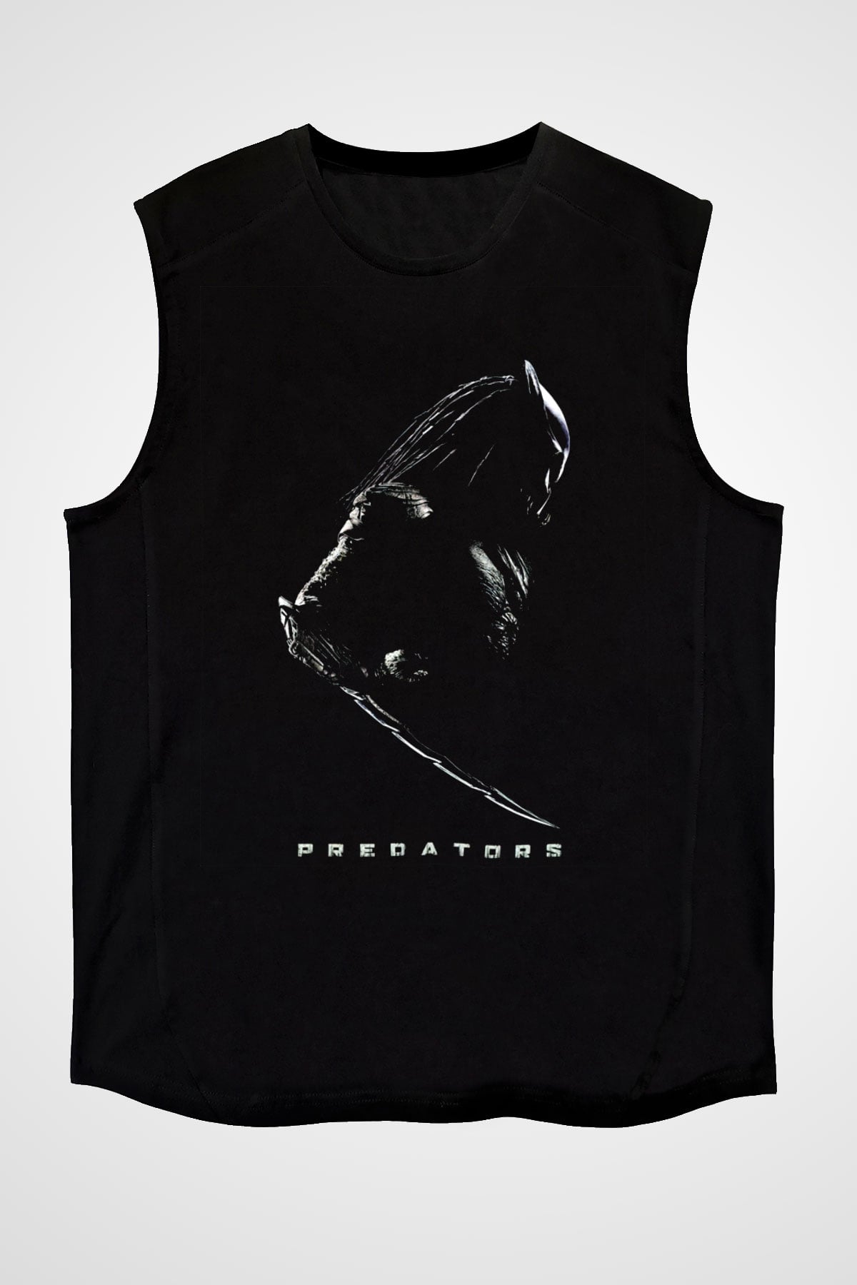 Predator Siyah Unisex Kolsuz Tişört