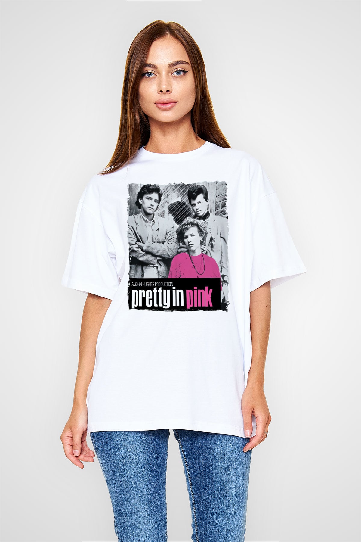 Pretty in Pink Beyaz Unisex Tişört