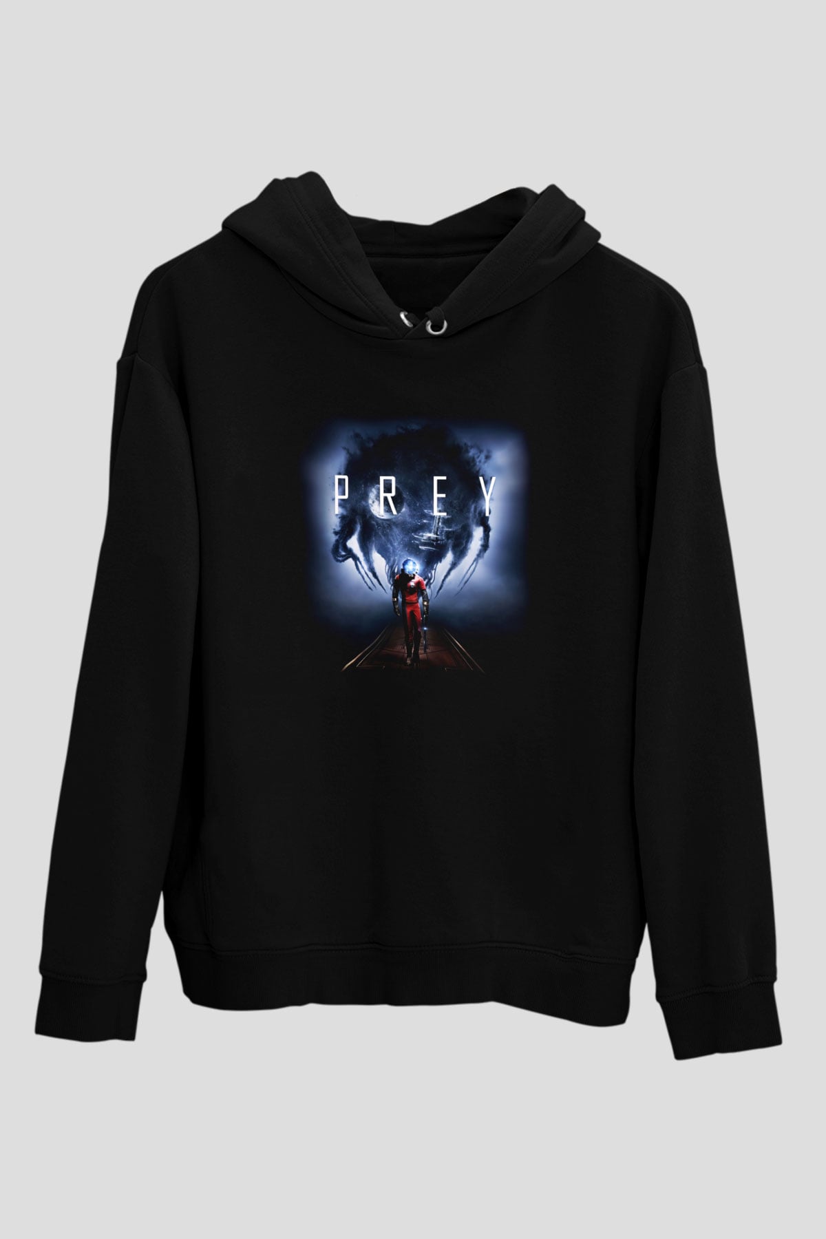 Prey Siyah Unisex Hoodie