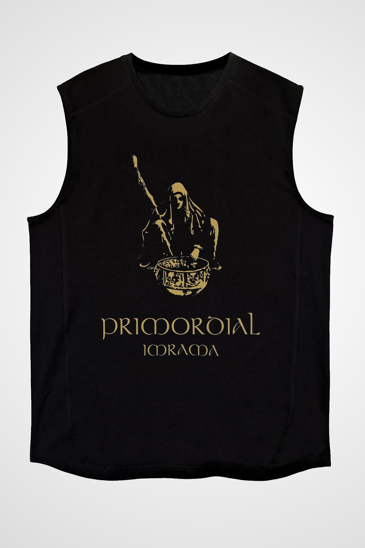 Primordial Siyah Unisex Kolsuz Tişört