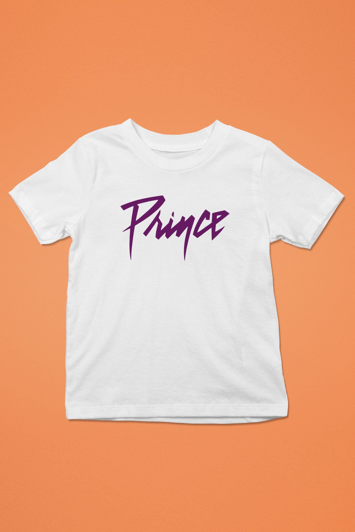 Prince Baskılı Beyaz Unisex Çocuk Tişört