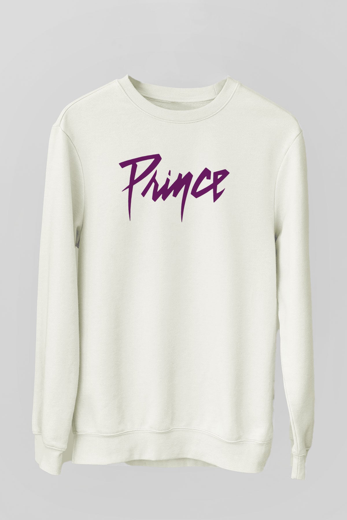 Prince Beyaz Unisex Sweatshirt