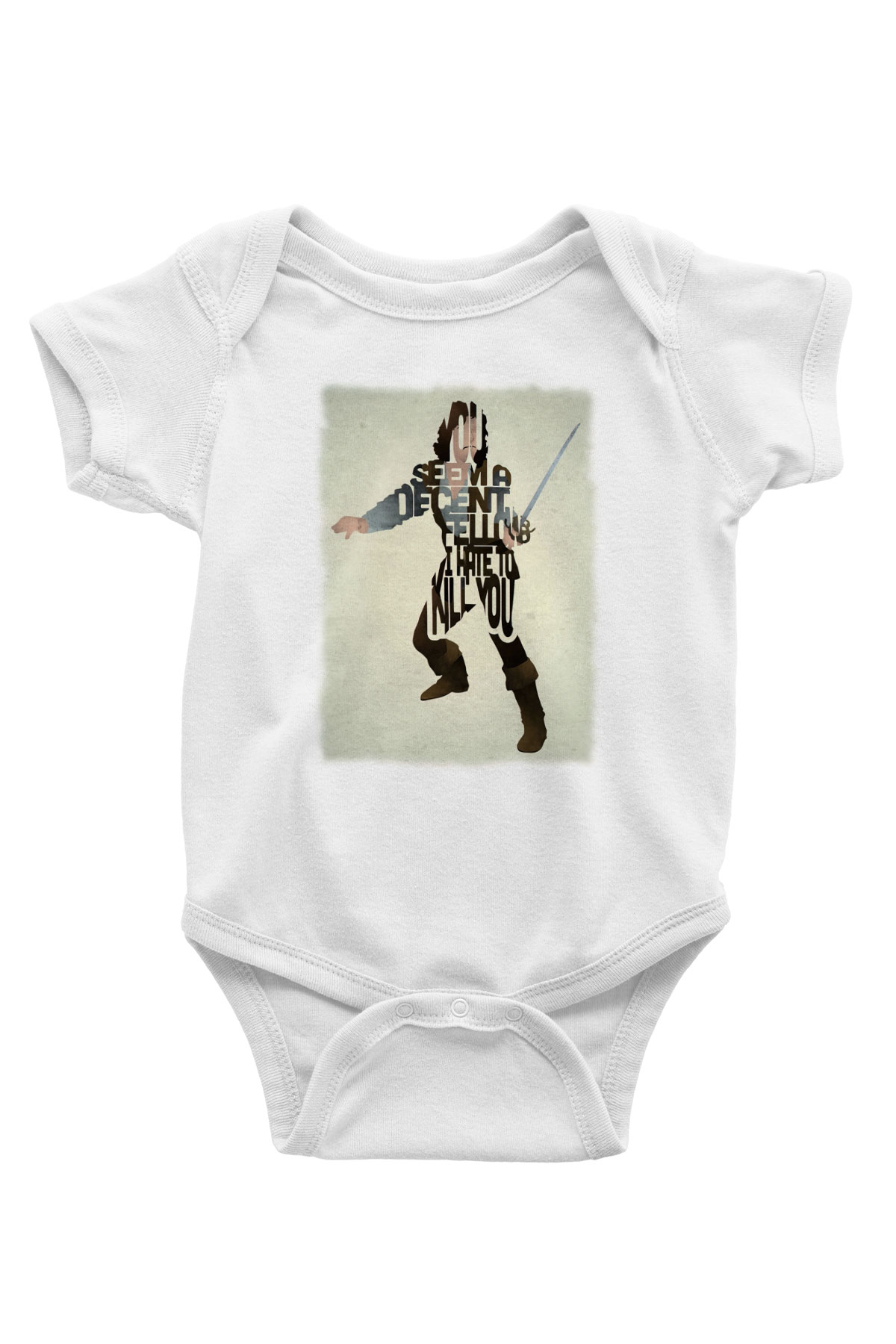 Princess Bride Beyaz Bebek Body - Zıbın