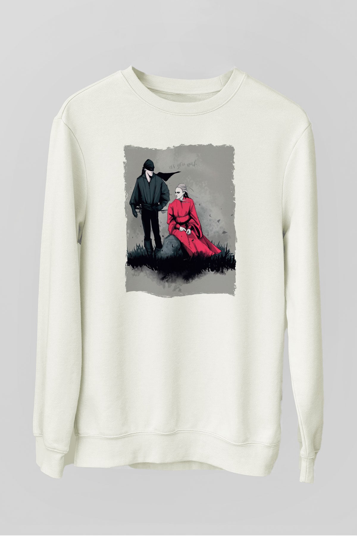 Princess Bride Beyaz Unisex  Sweatshirt