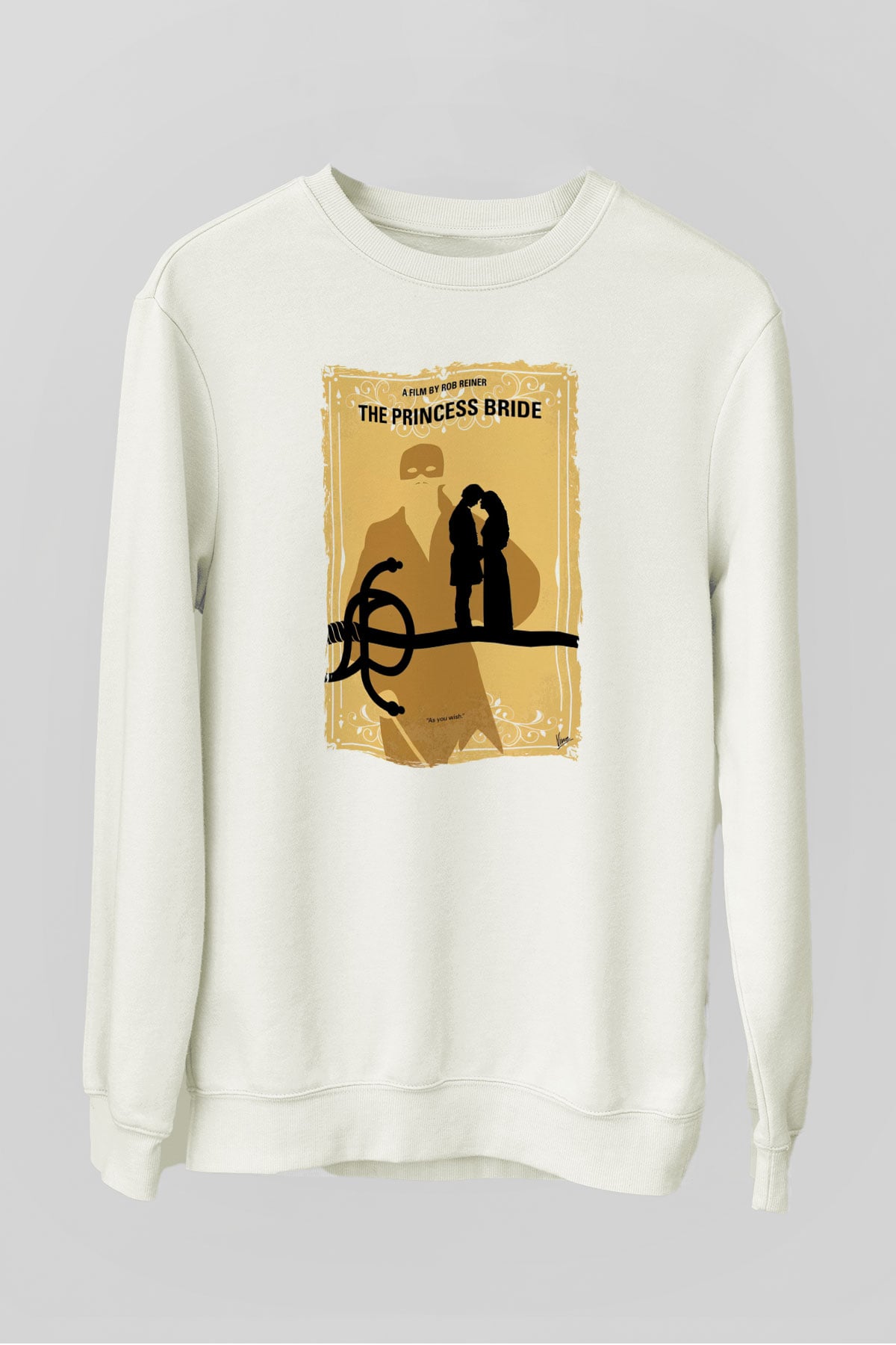 Princess Bride Beyaz Unisex  Sweatshirt