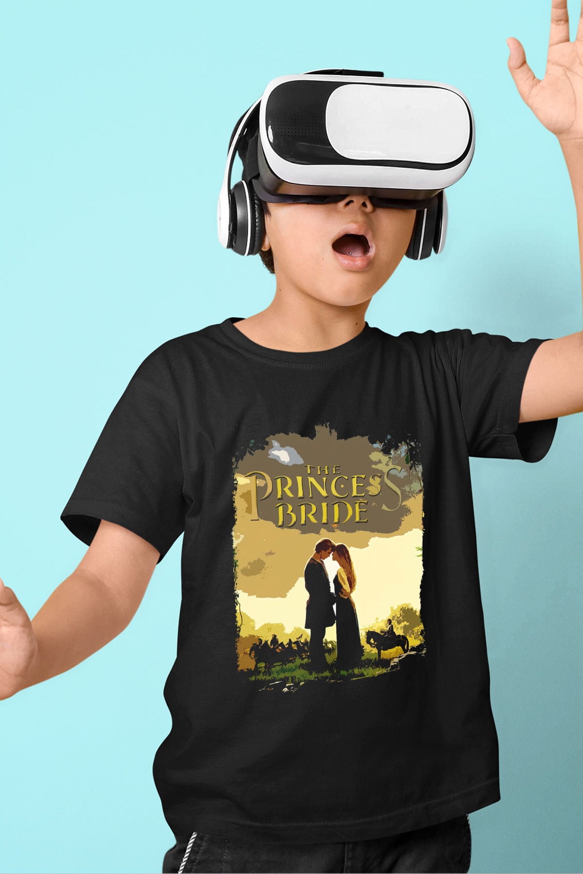Princess Bride Siyah Unisex  Çocuk Tişört