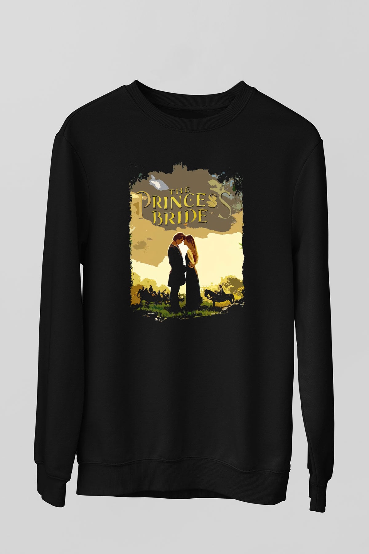 Princess Bride Siyah Unisex  Sweatshirt