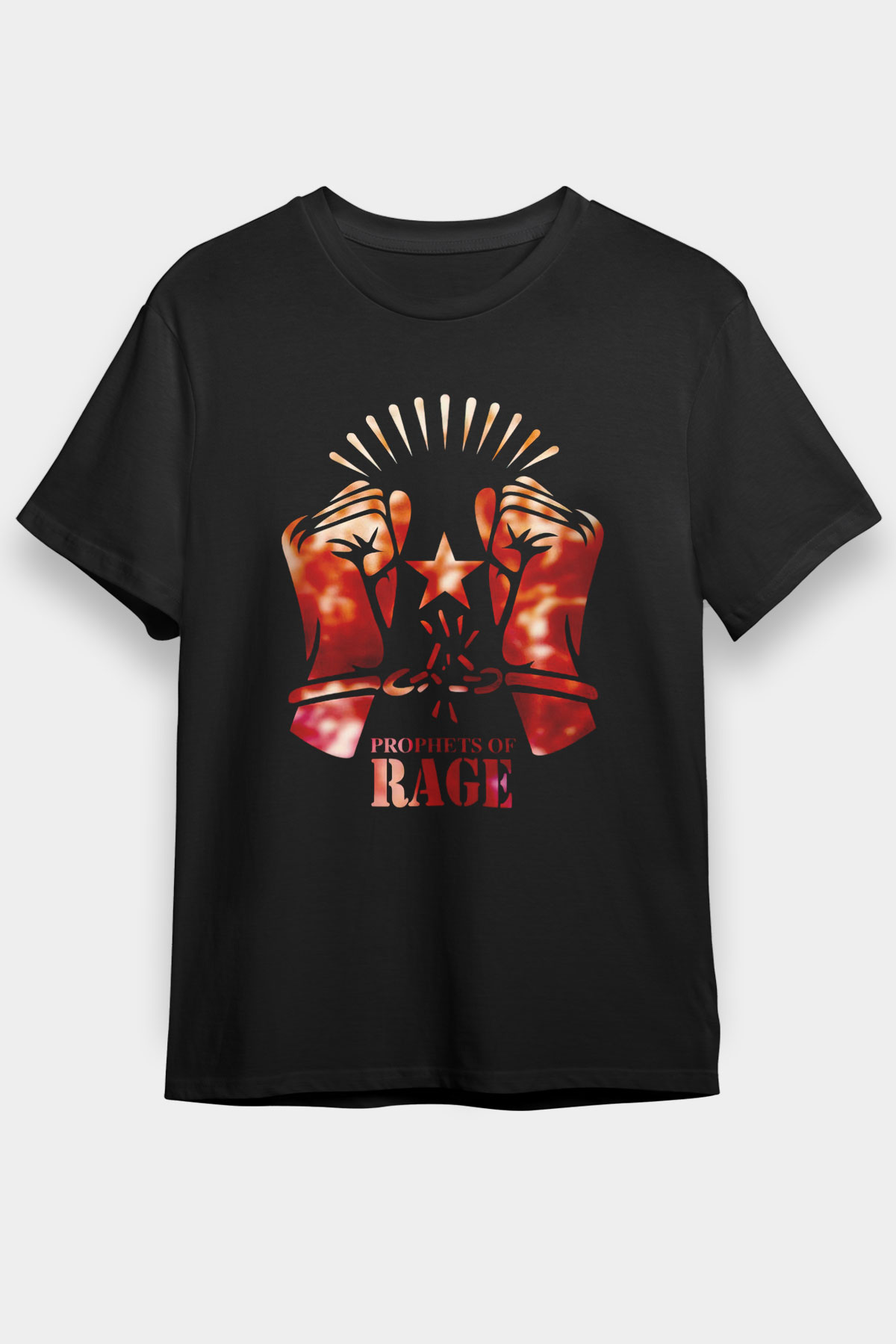 Prophets of Rage Siyah Unisex Tişört T-Shirt - TişörtFabrikası