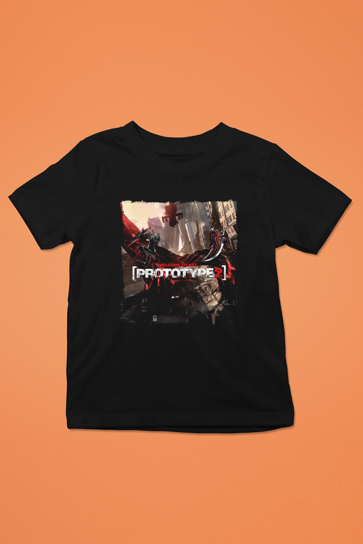 Prototype Siyah Unisex Çocuk Tişört