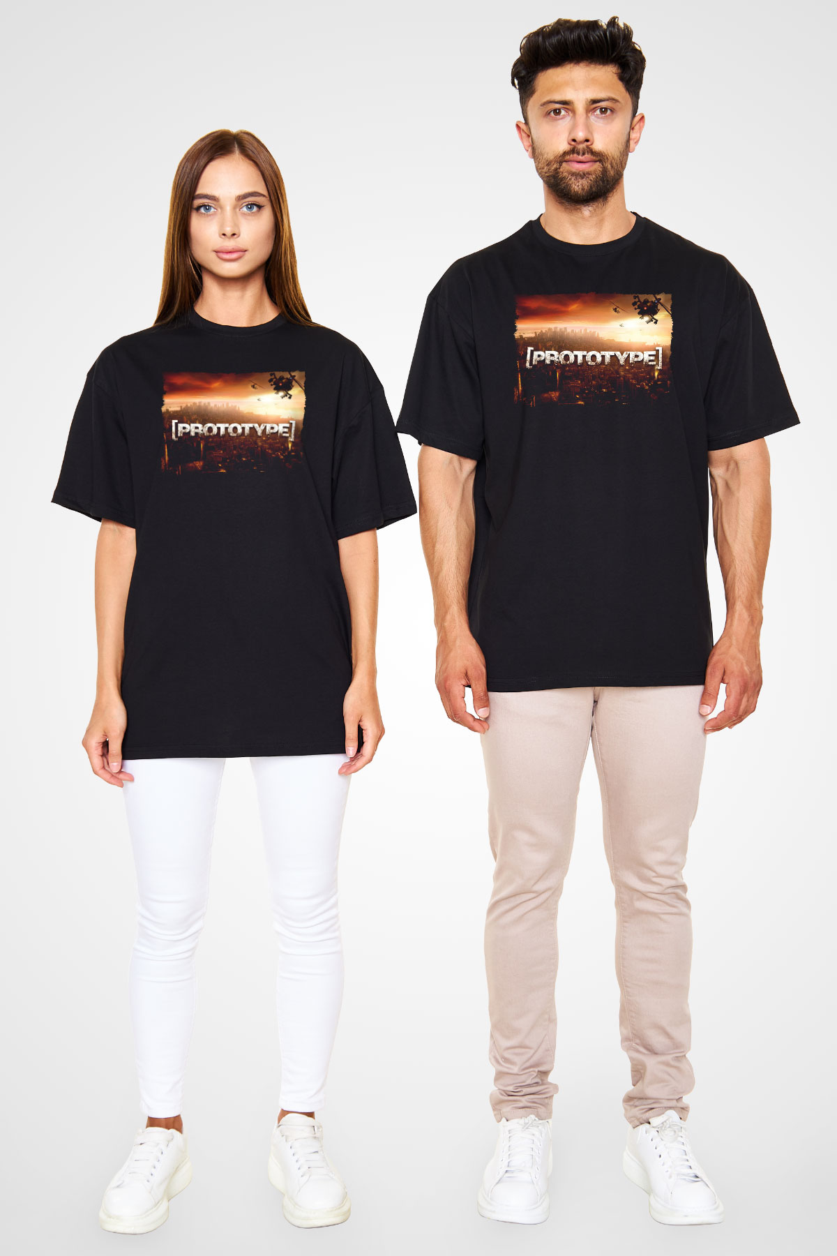 Prototype Siyah Unisex Tişört T-Shirt