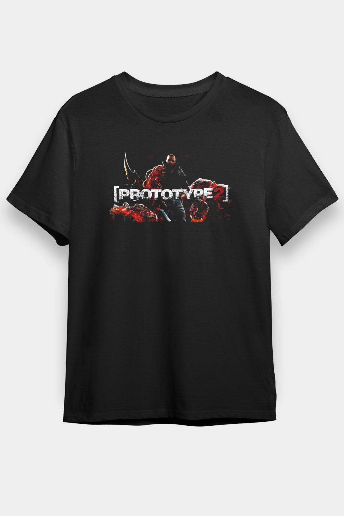 Prototype Siyah Unisex Tişört T-Shirt
