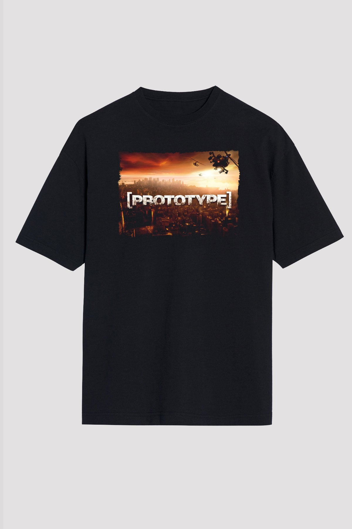 Prototype Siyah Unisex Tişört T-Shirt