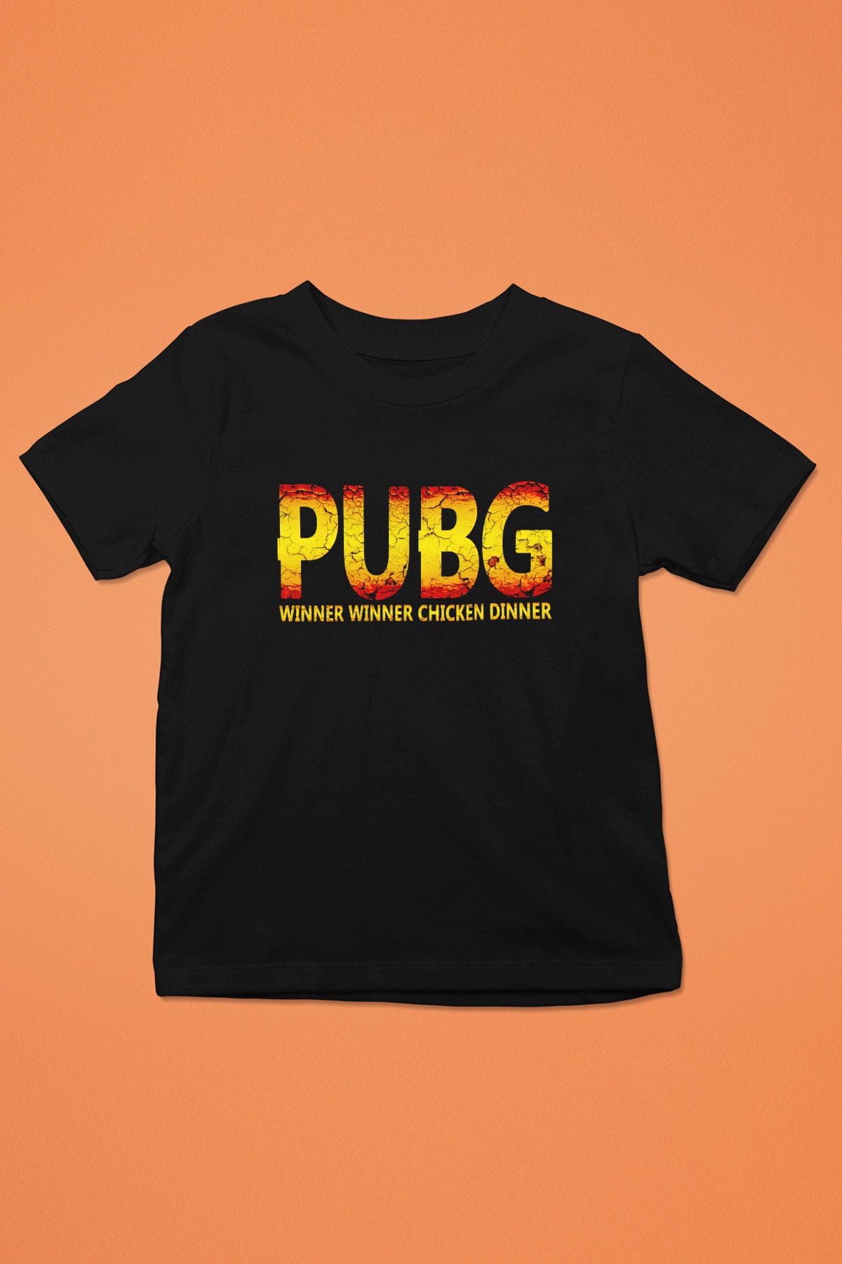 PUBG Siyah Unisex Çocuk Tişört