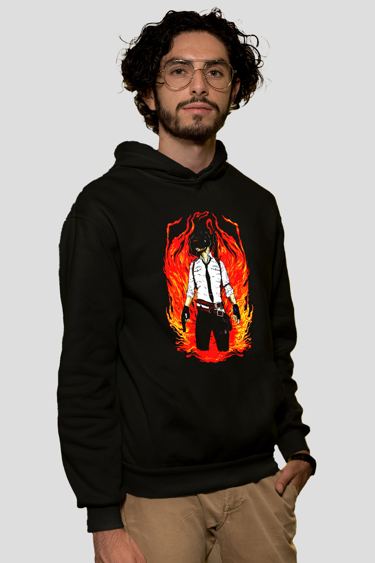 PUBG Siyah Unisex Hoodie