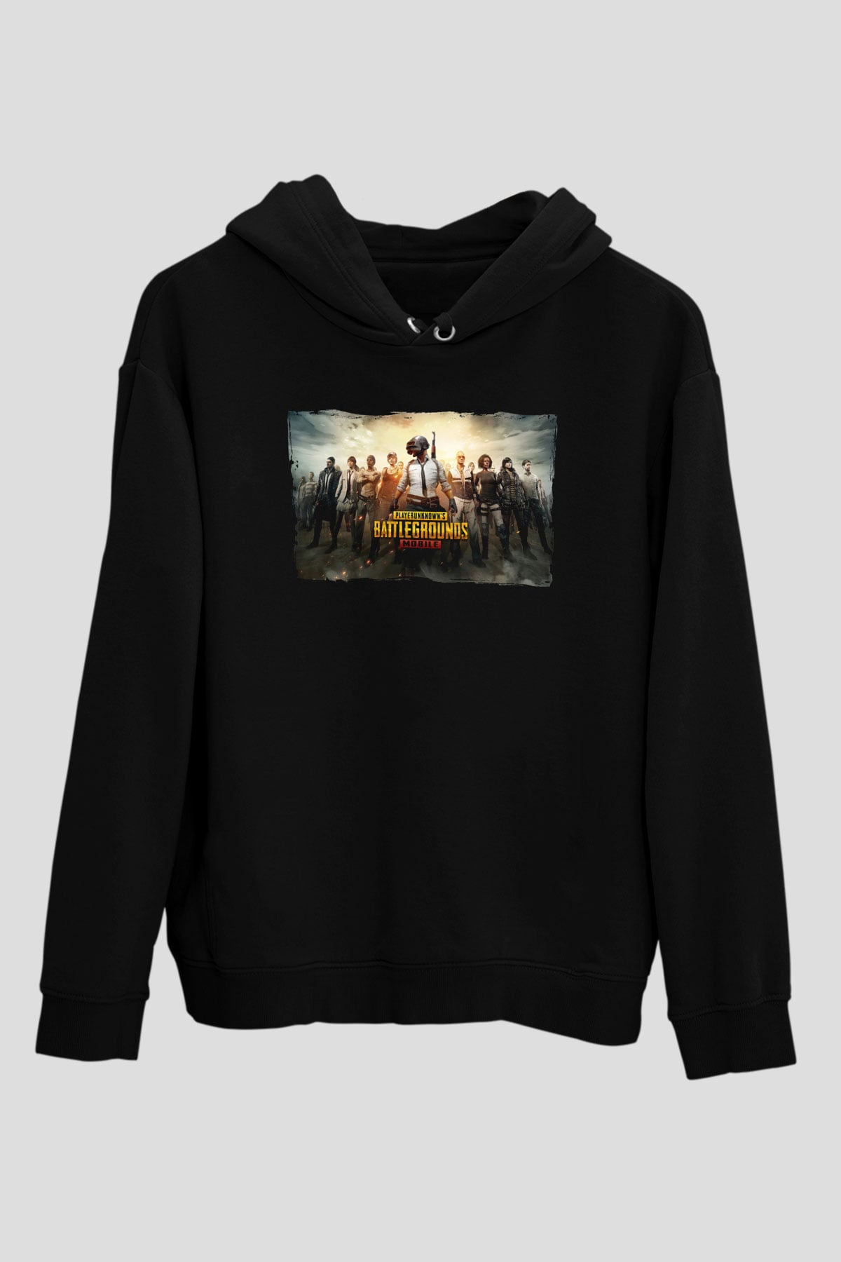 PUBG Siyah Unisex Hoodie